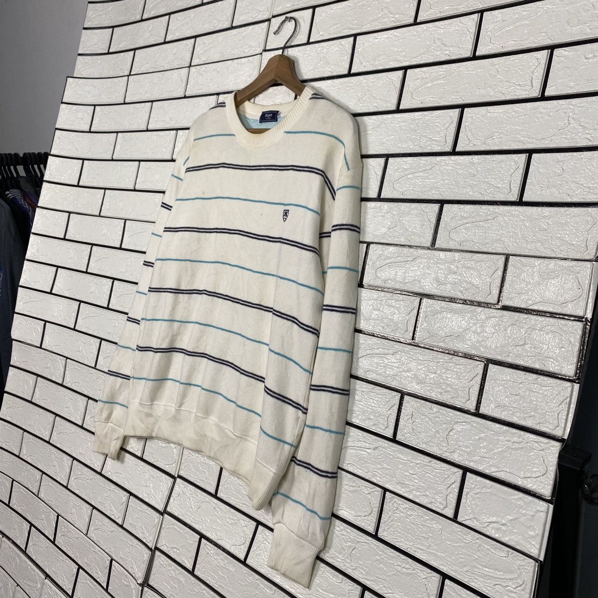 Japanese Brand 📌Vintage Sweatshirt Kent Striped Design Issey Miyake Size US M / EU 48-50 / 2 - 3 Thumbnail
