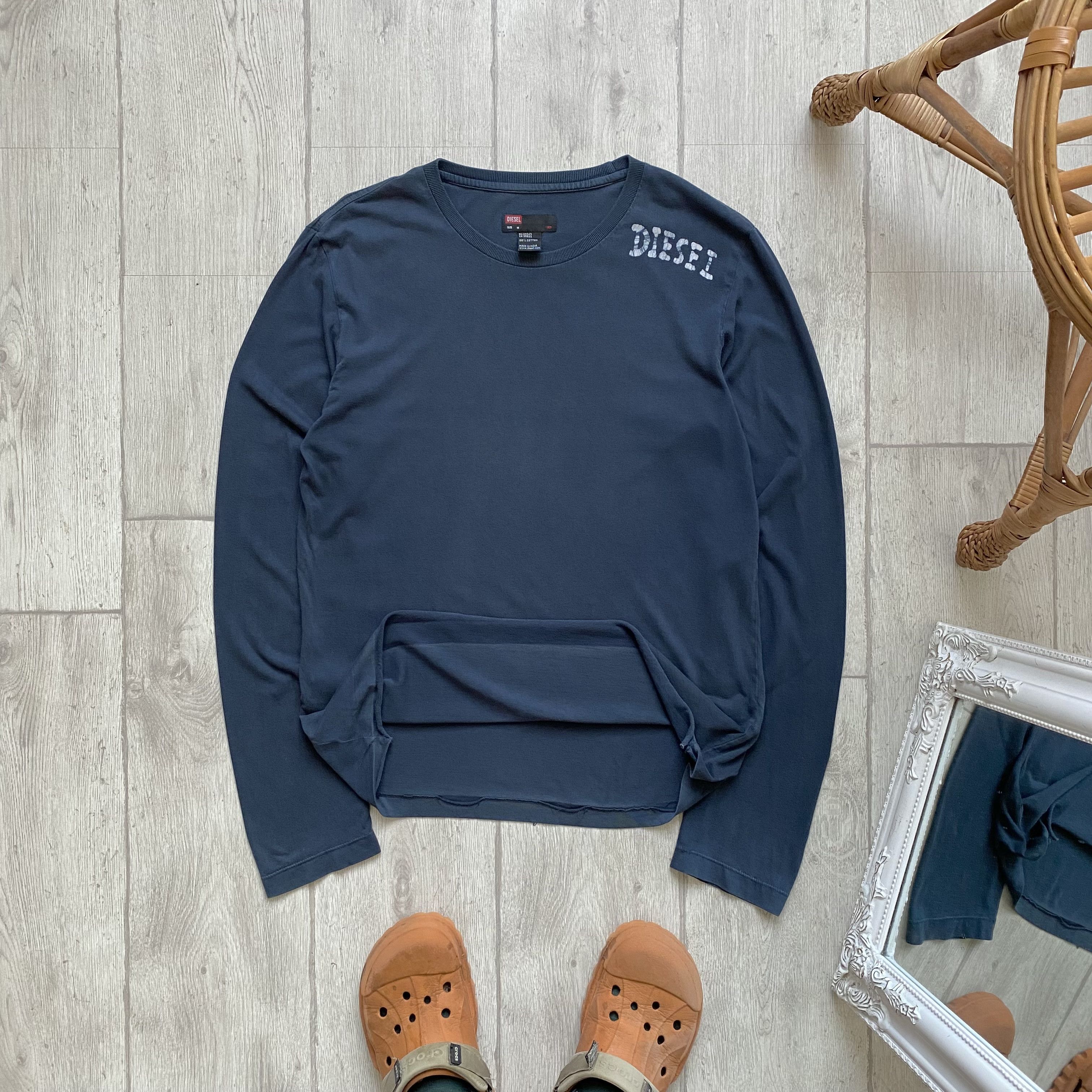 Diesel ⛽️ 90s Vintage Diesel Faded long sleeve y2k big logo Opium Size US M / EU 48-50 / 2 - 2 Thumbnail