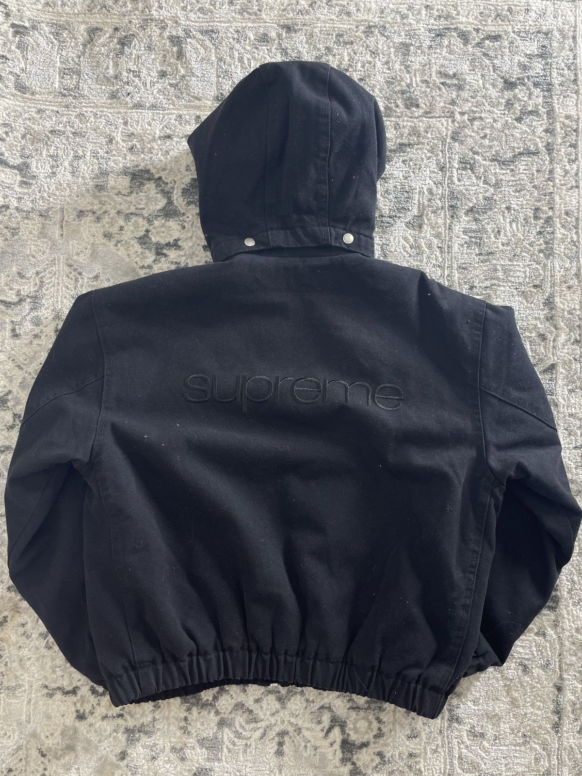 Supreme supereme fw25 codura workwear denim bomber Size US S / EU 44-46 / 1 - 2 Thumbnail