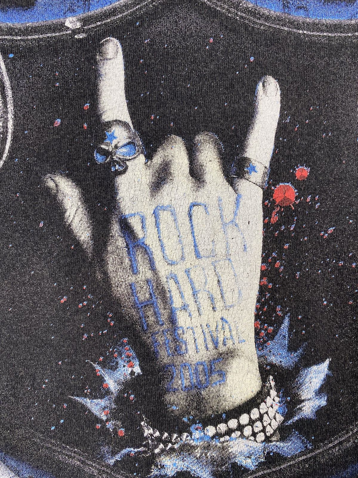 Band Tees × Vintage Vintage Rock Hard 2005 Rock Tee T Shirt Size US XL / EU 56 / 4 - 9 Thumbnail