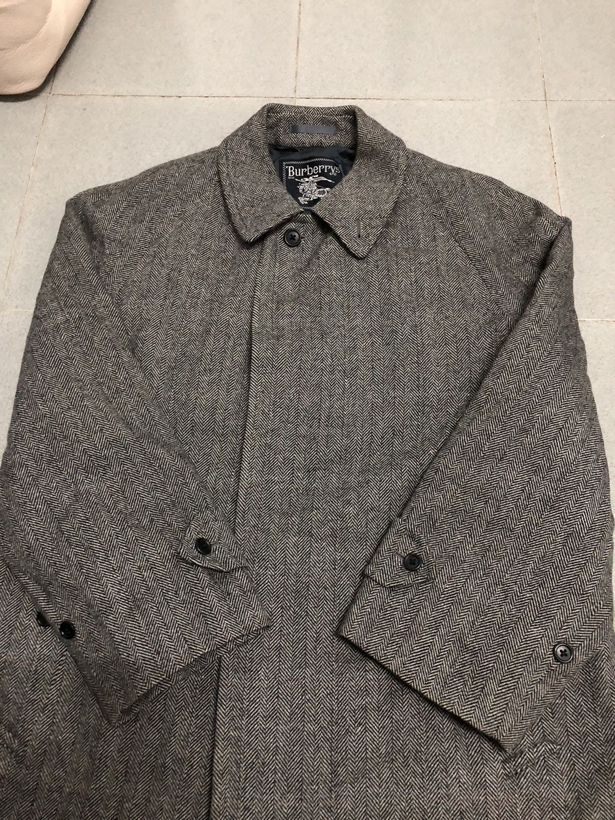 Burberry Vintage Burberrys Wool&Cashmere Trench Coat Size US M / EU 48-50 / 2 - 2 Thumbnail