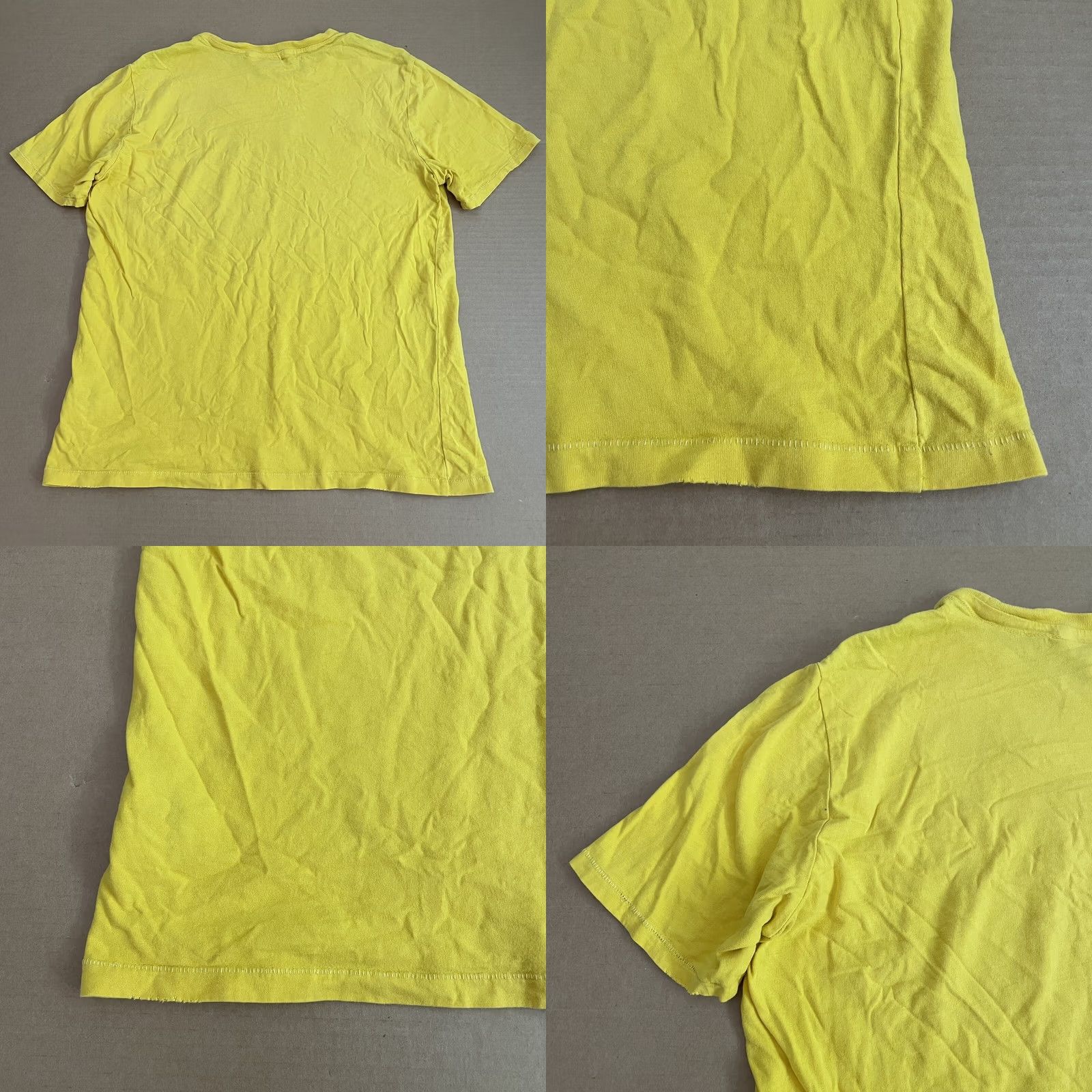 Puma Puma Shirt Adult Small Yellow Spell Out Logo Clyde Spell Out Script Mens Fitness Size US S / EU 44-46 / 1 - 9 Thumbnail