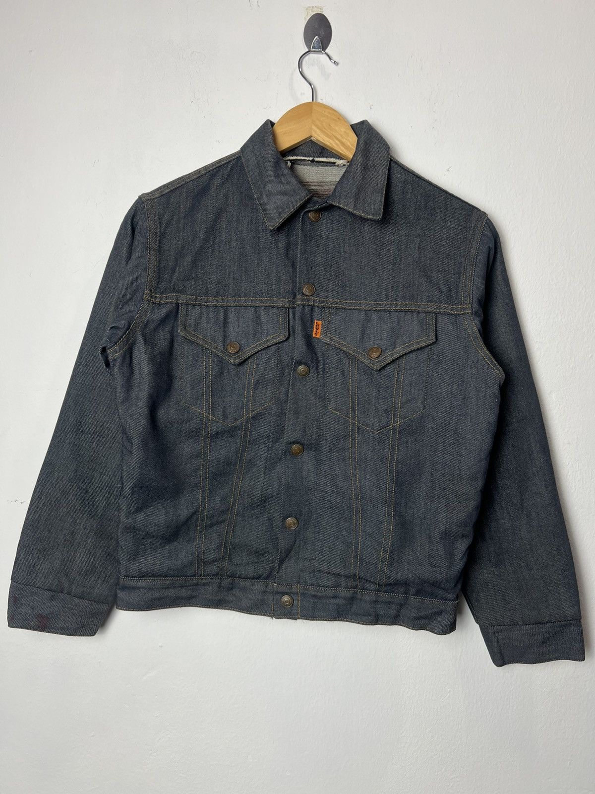 Levi's Vintage Clothing Vintage 70s Levis Orange Tab Nankai Denim Jacket Size US S / EU 44-46 / 1 - 11 Thumbnail