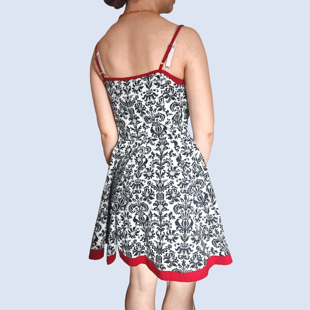 Joe Browns Joe Browns Plus Size Gothic Print Cotton Summer Dress Size XL / US 12-14 / IT 48-50 - 3 Thumbnail