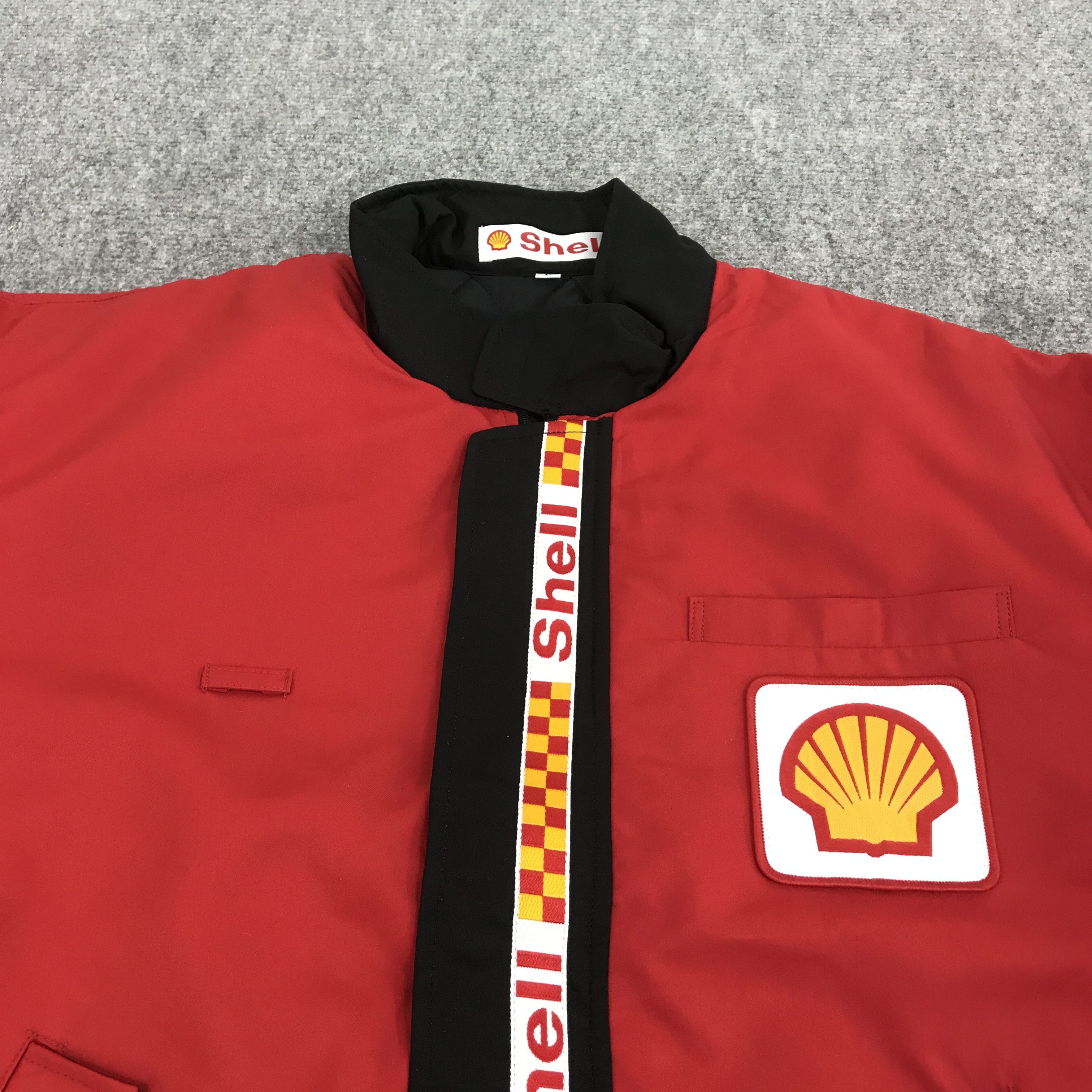 Japanese Brand VTG SHELL OIL BRAND RACING JACKET Size US L / EU 52-54 / 3 - 5 Thumbnail