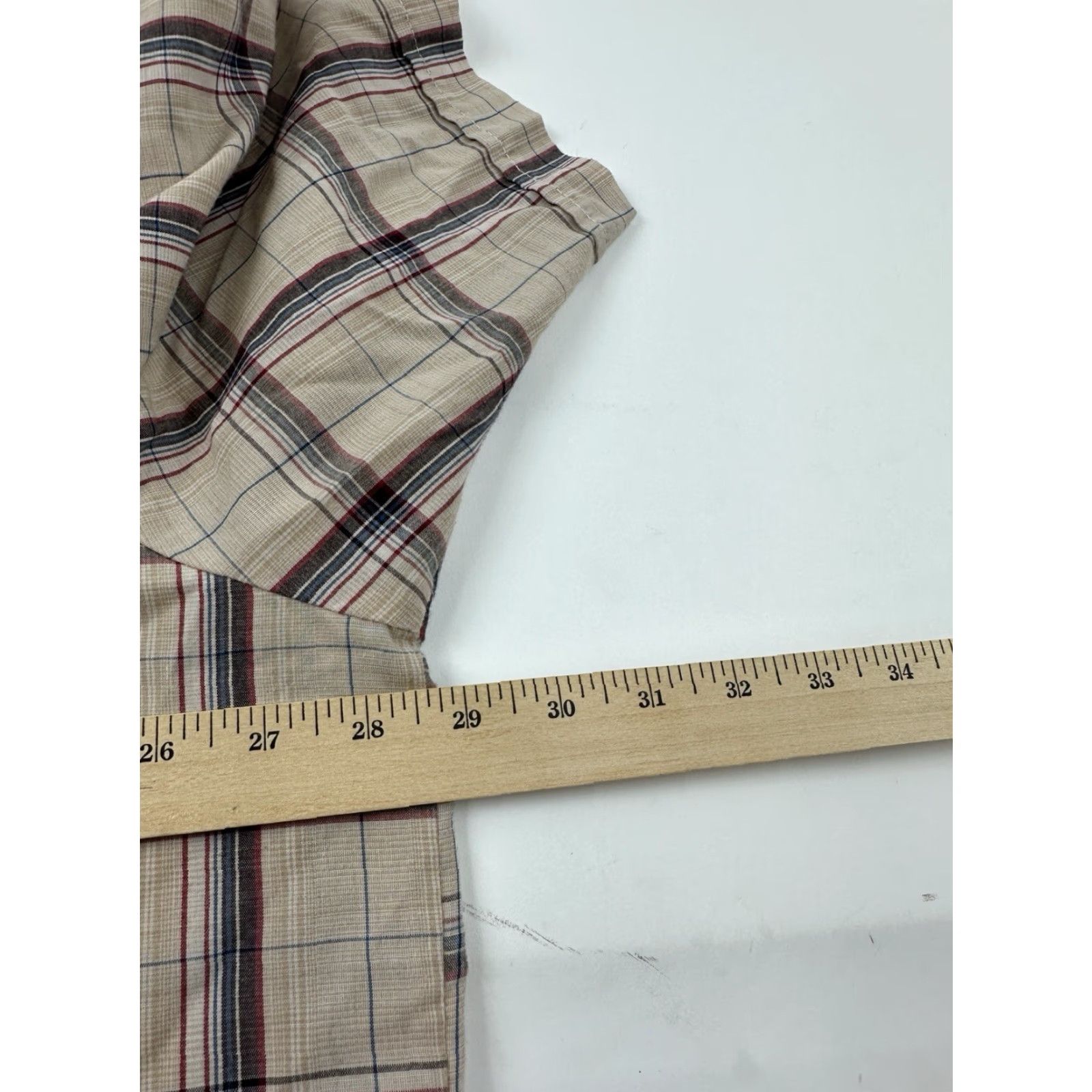 Vintage Fly Cattleman Shirt Mens 2XL Big Brown Plaid Pearl Snap Short Sleeve Casual Button-Up Big & Tall Mens Size US XXL / EU 58 / 5 - 7 Thumbnail