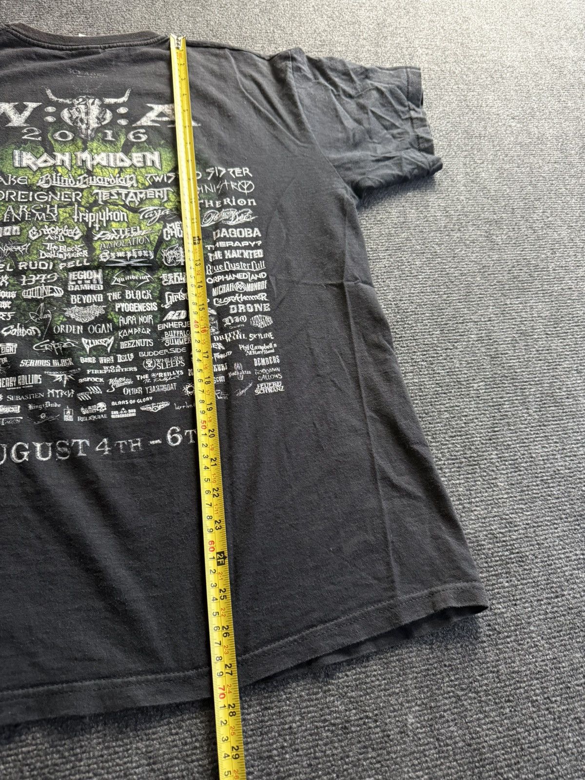 Vintage RARE Wacken 2016 Festival Band Tee Punk Metal Tour Shirt Size US L / EU 52-54 / 3 - 23 Thumbnail
