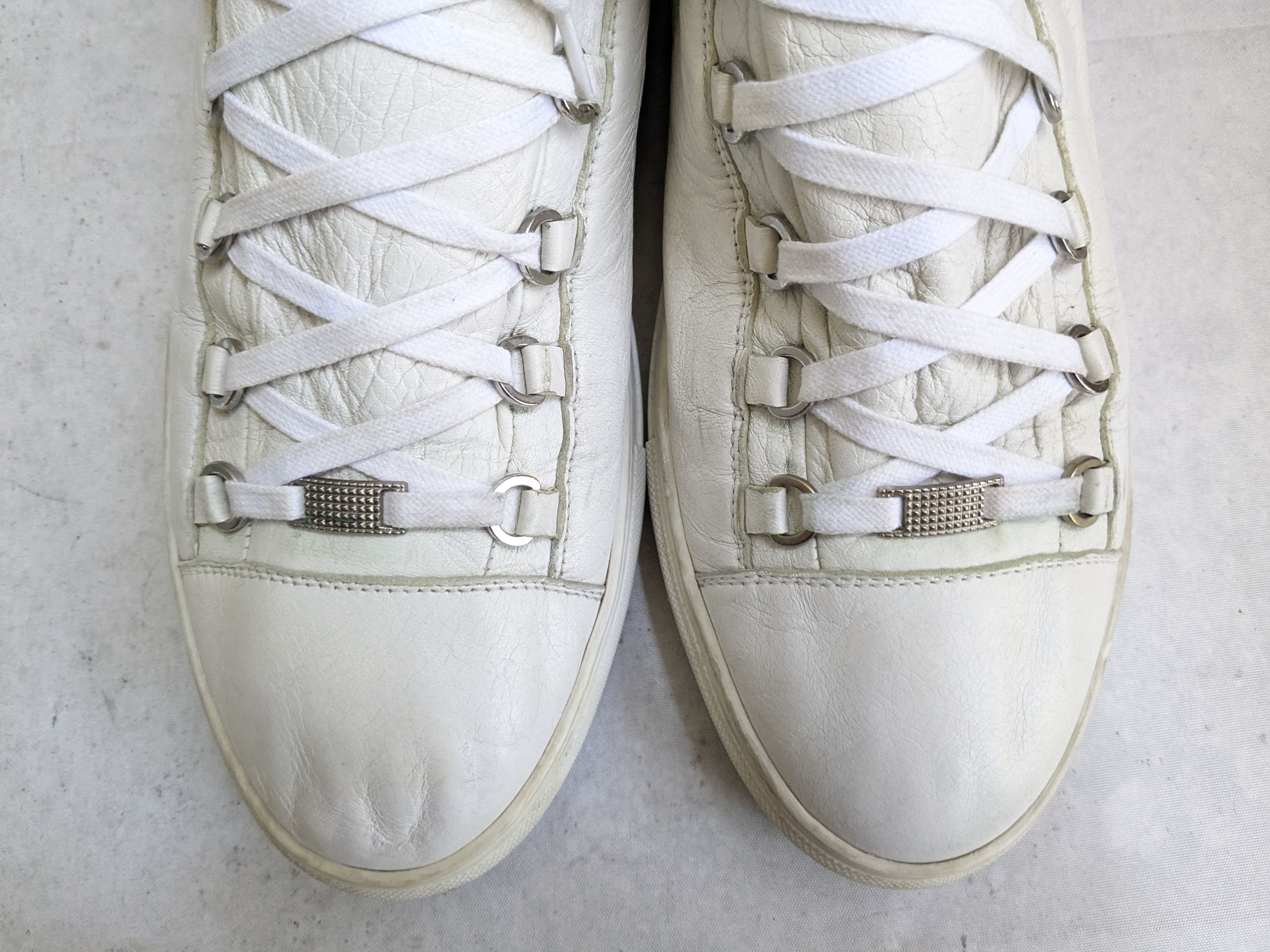 Balenciaga Balenciaga Arena Sneakers White 14 47 Low Tops Leather Size US 14 / EU 47 - 5 Thumbnail