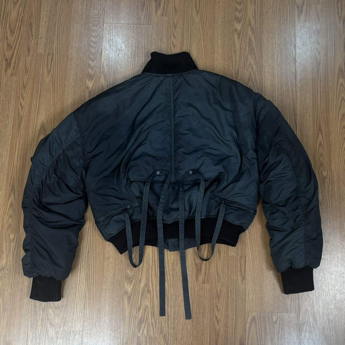 032c 032c Black Turbulence Bomber Jacket Size US S / EU 44-46 / 1 - 3 Thumbnail