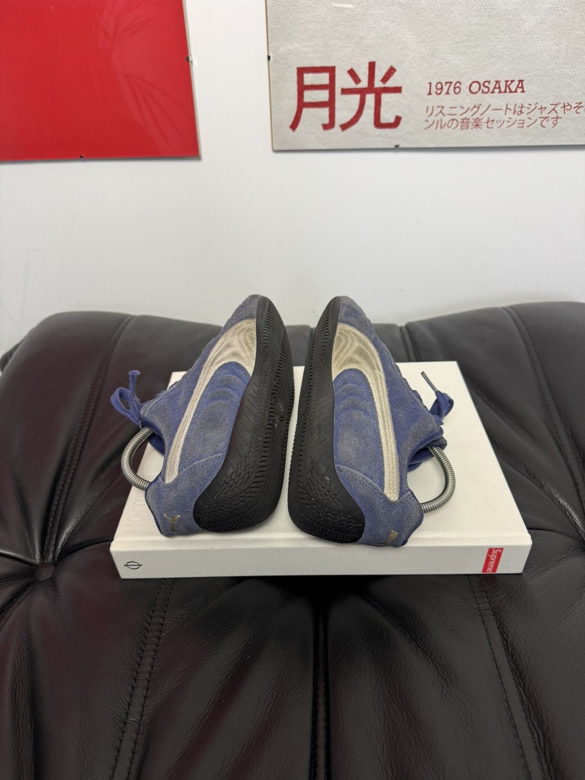Puma Vintage Puma Speedcat Suede Blue Low Top Sneakers Hype Size US 7 / IT 37 - 5 Thumbnail