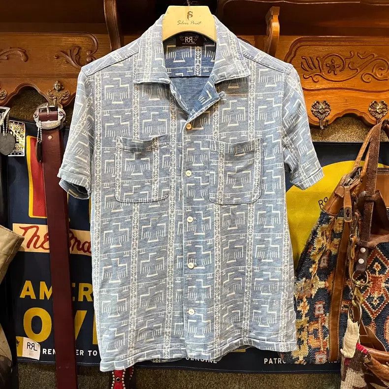 RRL Ralph Lauren RRL Ralph Lauren Thunderbird Hawaiian shirt short sleeved Size US S / EU 44-46 / 1 - 1 Thumbnail