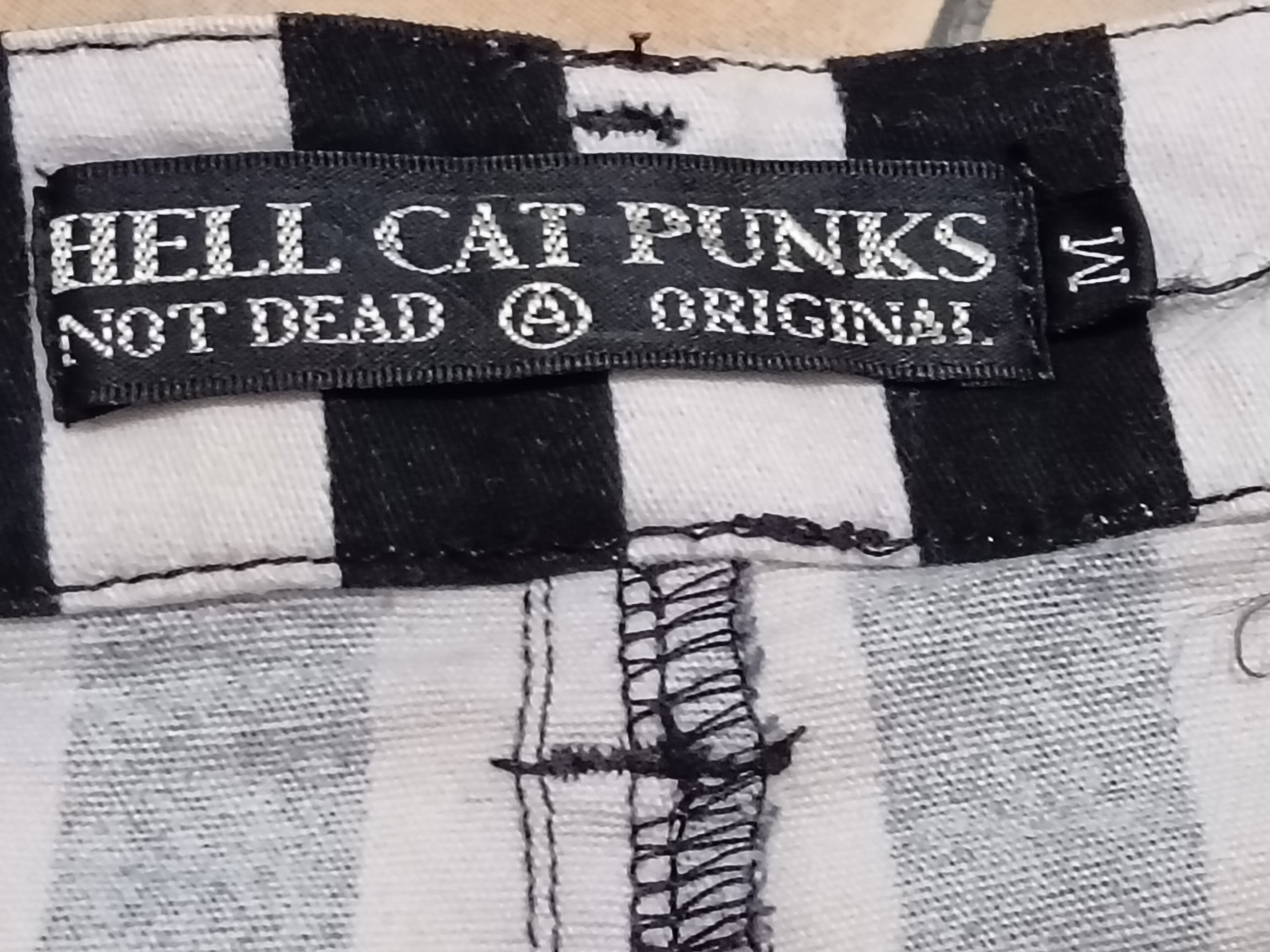 Seditionaries HELL CATS PUNK SPIKING HICKORY DISTRESS DESIGN PANT Size 34" / US 12 / IT 48 - 4 Thumbnail