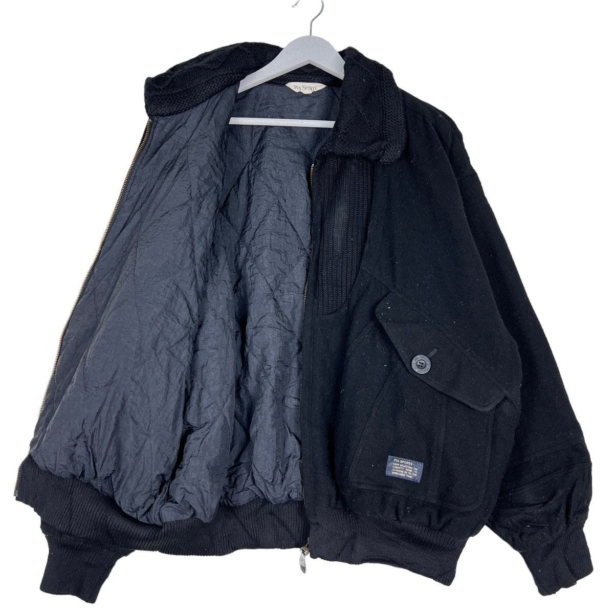 Issey Miyake 🔥 ARCHIVES PIA SPORTS WOOL BOMBER JACKET Size US M / EU 48-50 / 2 - 9 Thumbnail