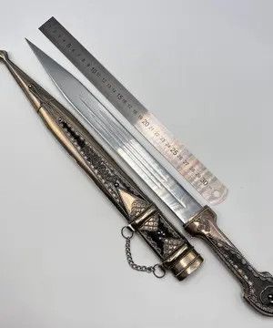 Vintage Vintage Decor Dagger Sword Filigree Enamel Steel Souvenir Size ONE SIZE - 5 Thumbnail