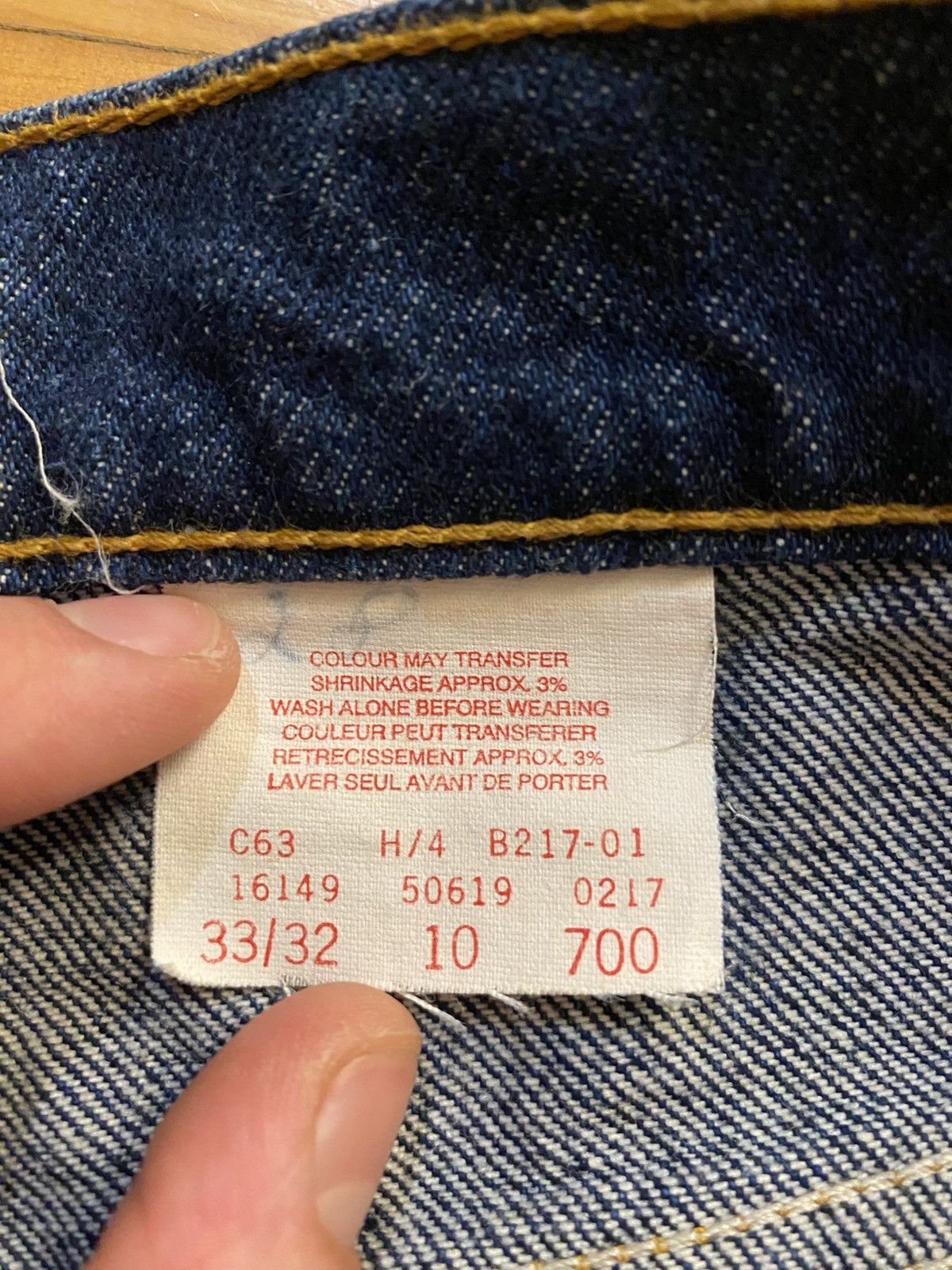 Levi's Vintage Clothing Vintage orange tab levis Size US 33 - 4 Thumbnail