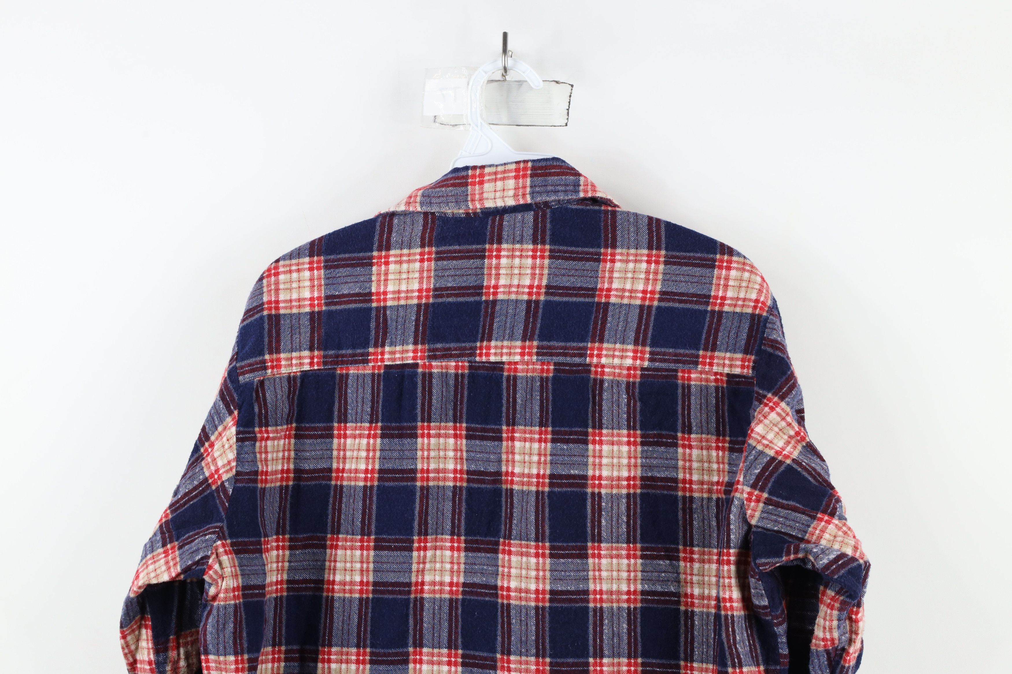 Vintage Vintage 70s Streetwear Flannel Collared Button Shirt Plaid Size US M / EU 48-50 / 2 - 11 Thumbnail