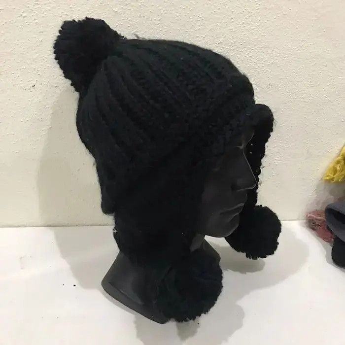 Japanese Brand Japanese Brand Earflap Beanie Hat Size ONE SIZE - 3 Thumbnail