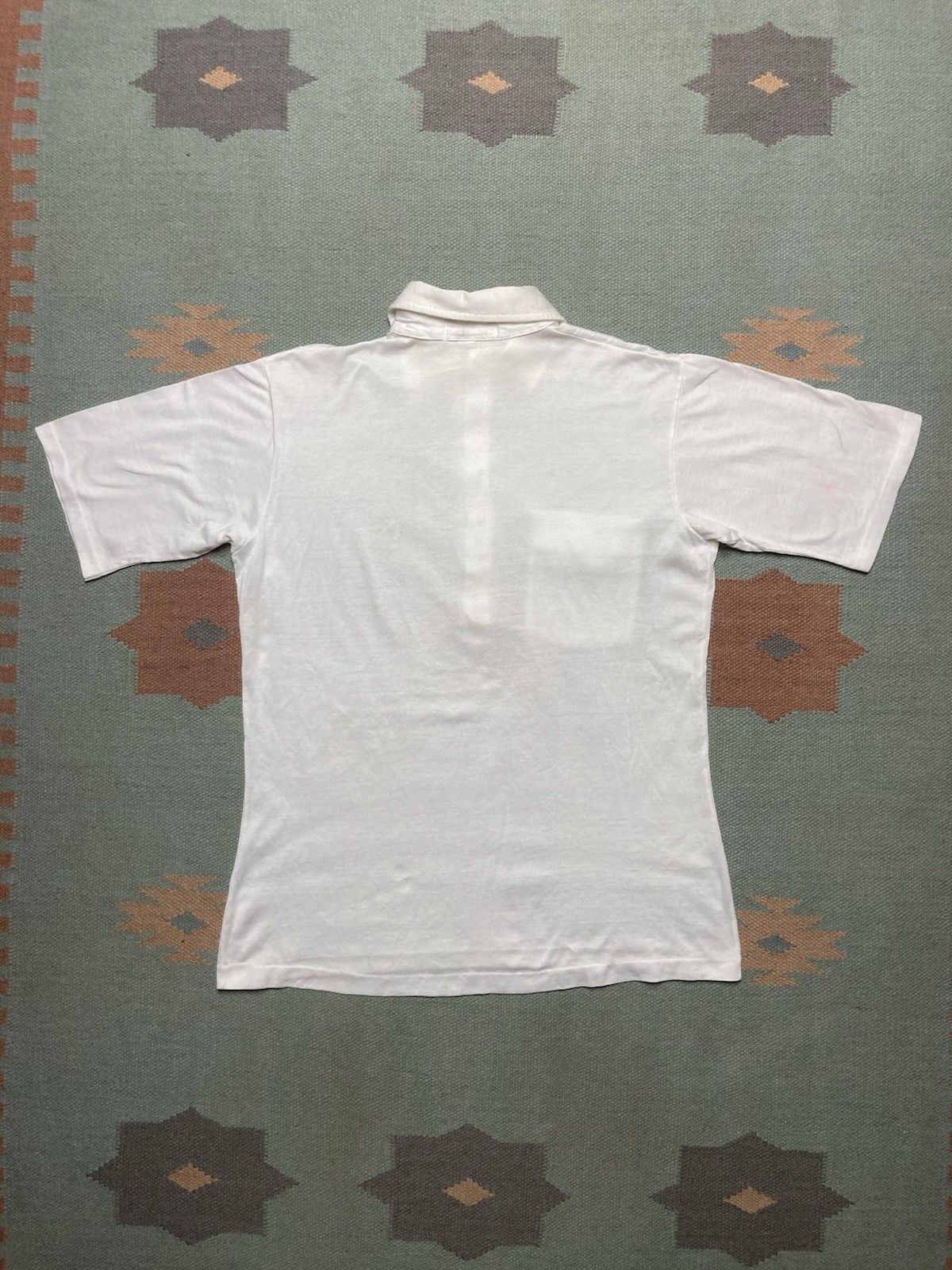 Vintage Vintage 70s polo shirt lisle cotton soft blank golf medium Size US M / EU 48-50 / 2 - 6 Thumbnail