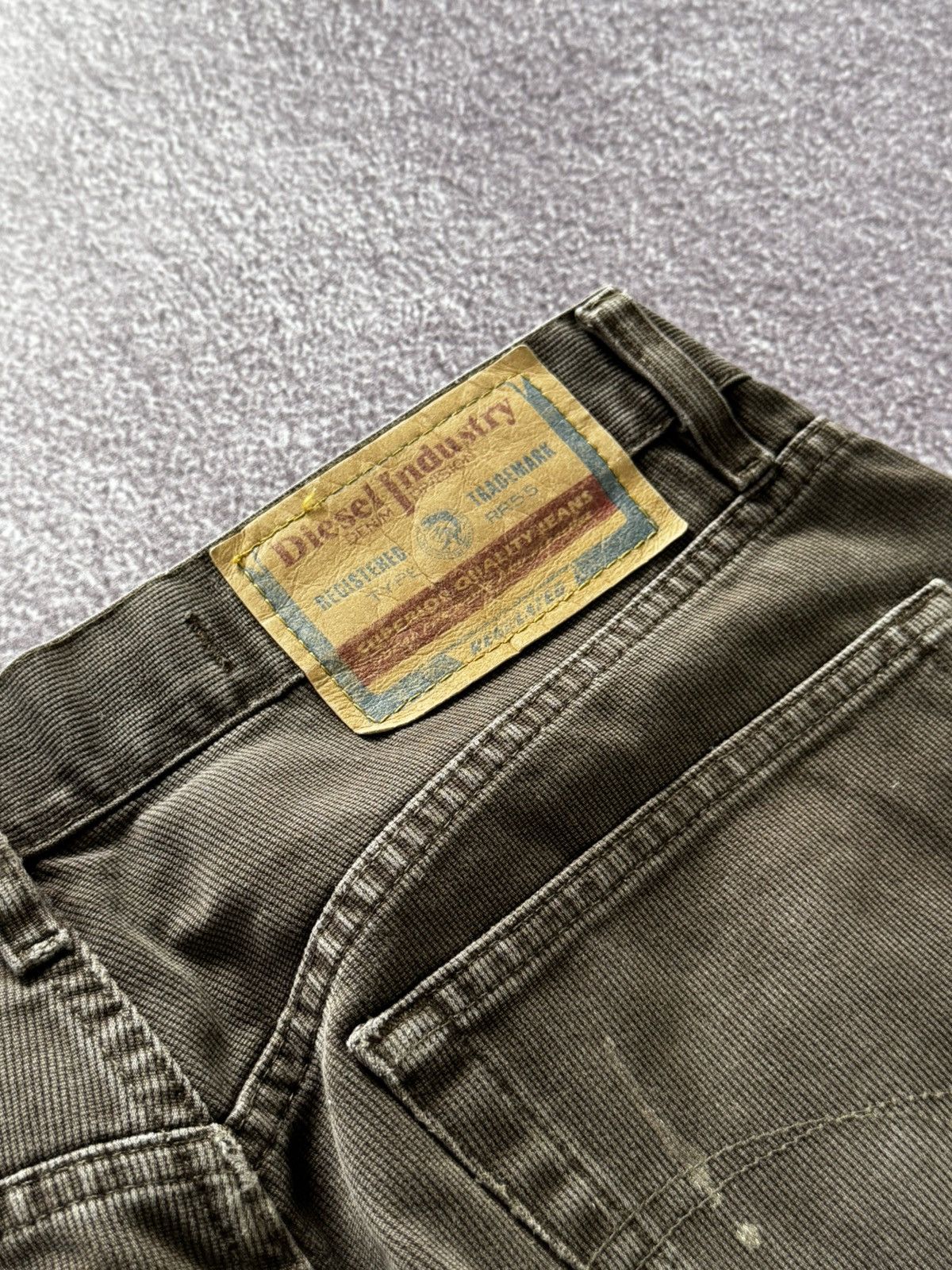 Diesel Diesel Retro Vibe Vintage Brown Stone Washed Pants Size US 33 - 8 Thumbnail