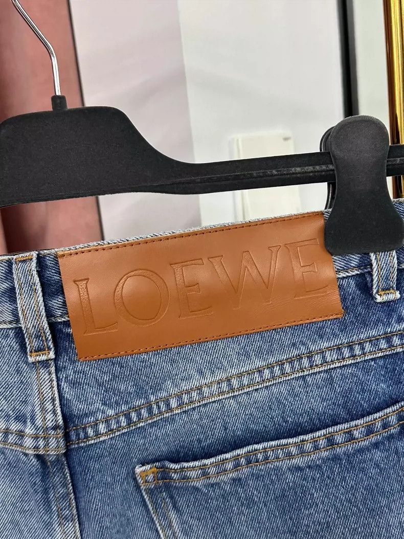Other LOEWE Blue jeans with leather lettering on the back Size 42" / US 20 - 3 Thumbnail