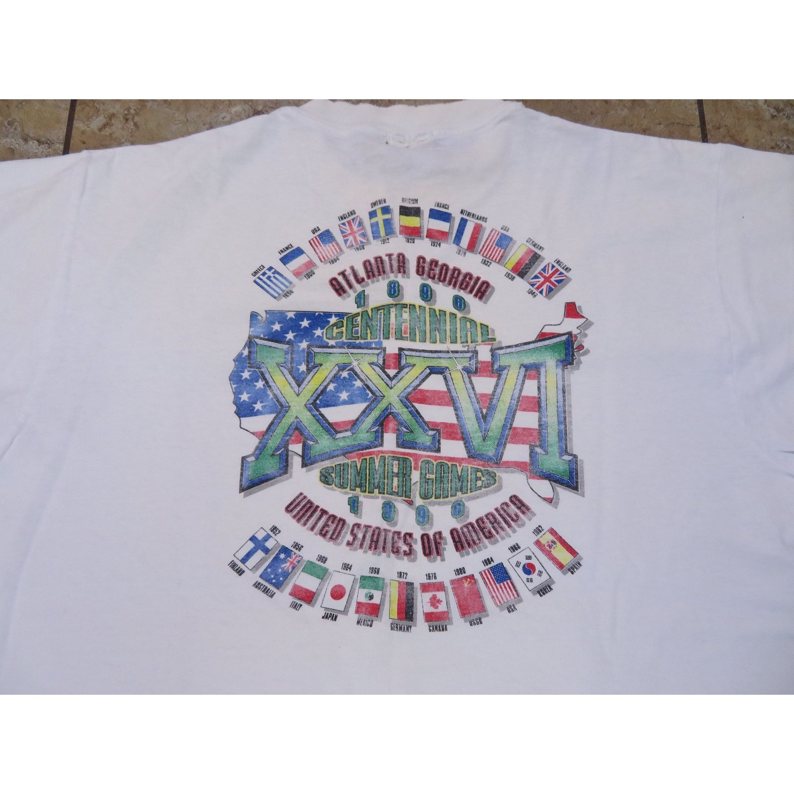 Other Atlanta Summer Games 1996 Olympics T-shirt Double sided XL Size US XL / EU 56 / 4 - 2 Thumbnail
