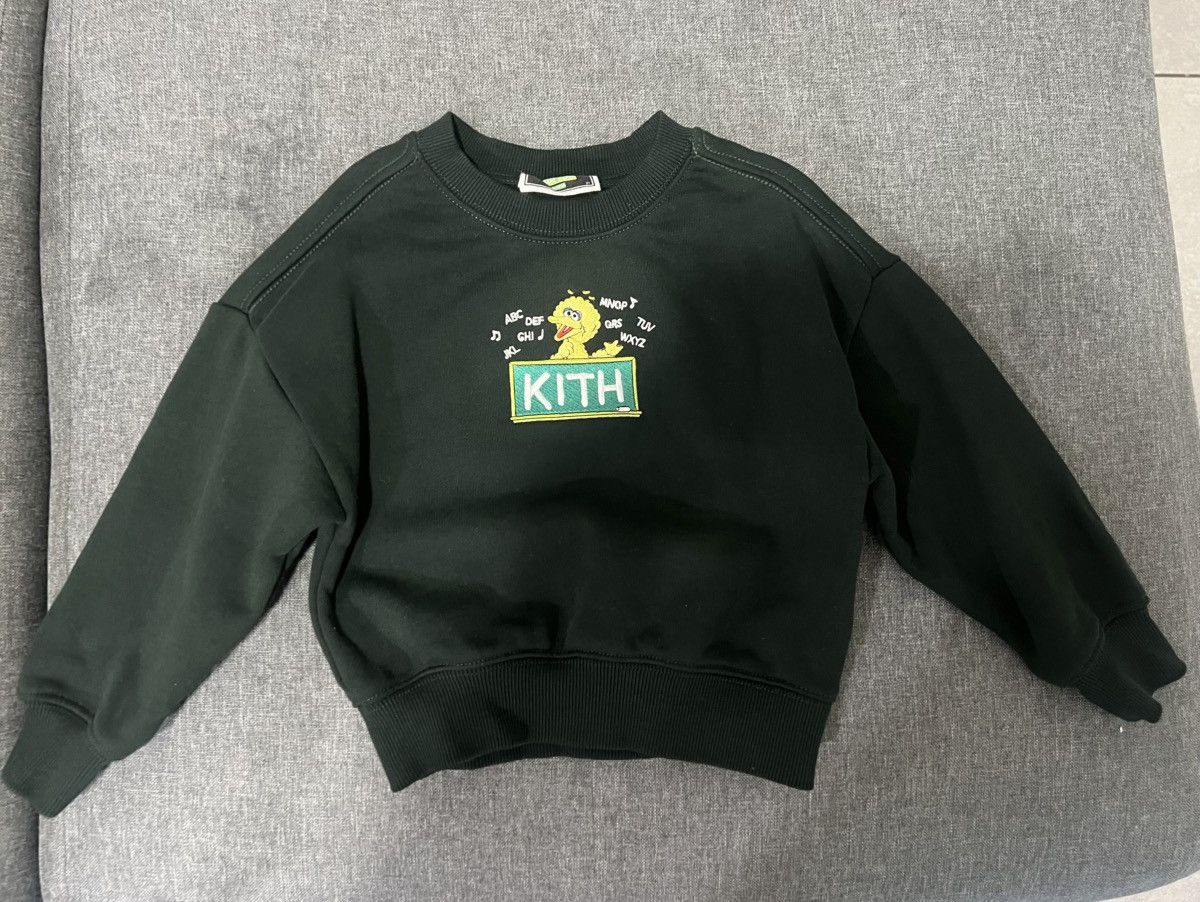 Kith Kith Kids For Sesame Street Big Bird Nelson Crewneck Size 2T 