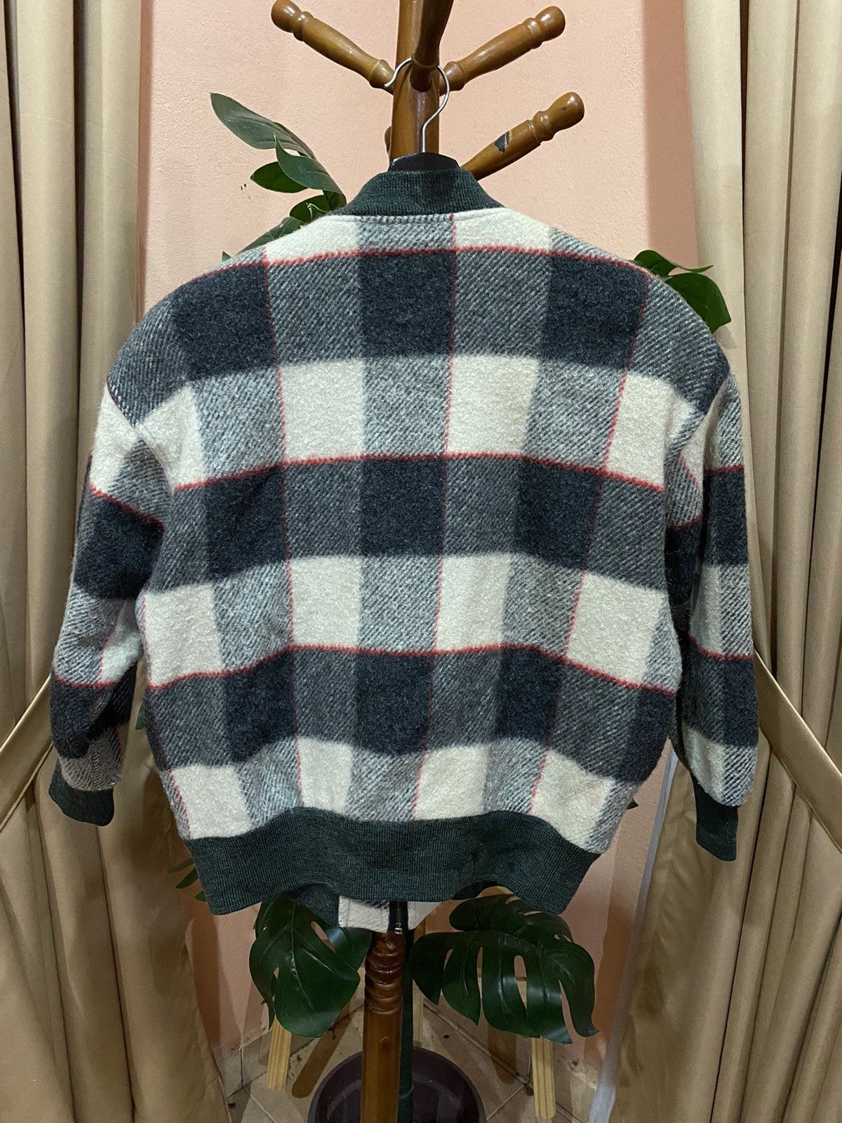 If Six Was Nine Lisburn Plaid Wool Bomber Jacket Vintage Urban Outdoor Style Size US M / EU 48-50 / 2 - 10 Thumbnail