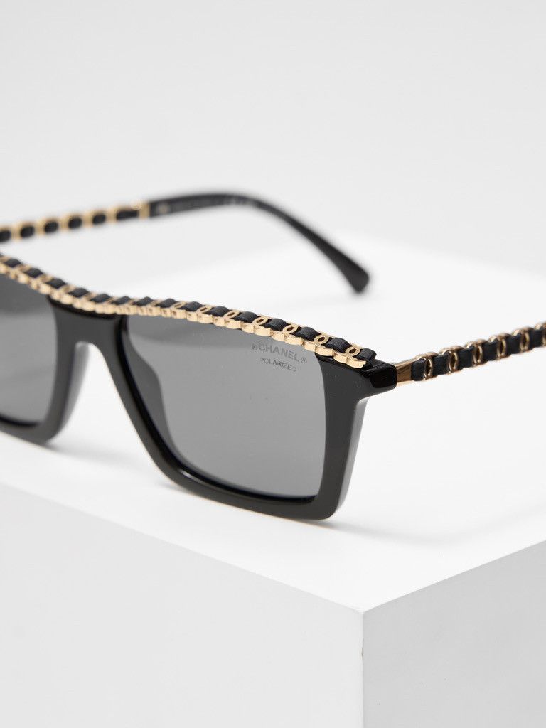 Chanel Chanel 5548-Q Rectangle Sunglasses Size ONE SIZE - 4 Thumbnail