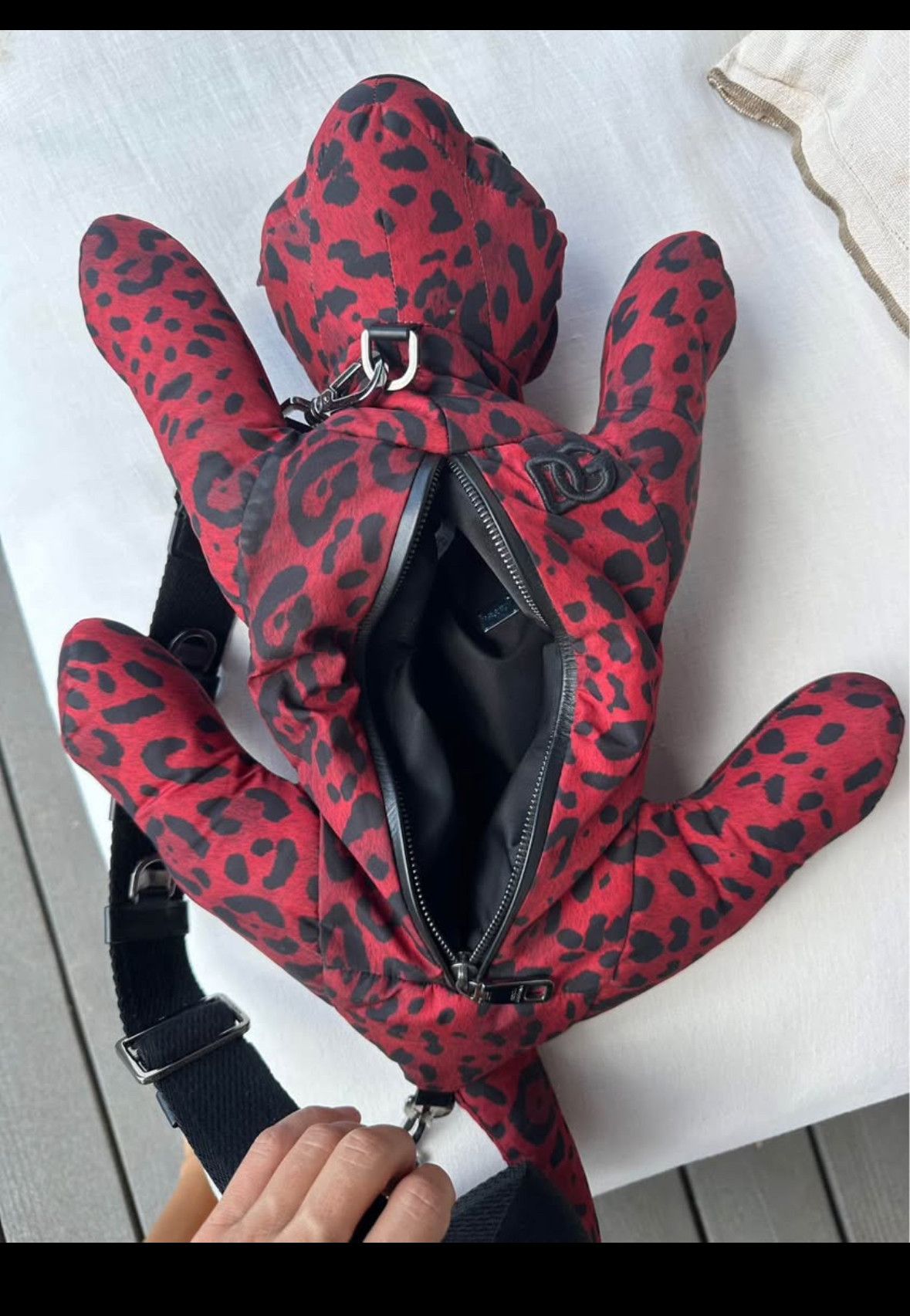Dolce & Gabbana Rare Dolce & Gabbana Red Leopard Print Shoulder Bag Size ONE SIZE - 3 Thumbnail