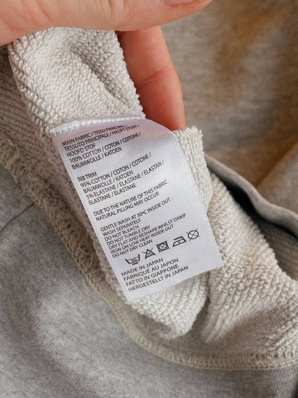 Sunspel Sunspel Grey Cotton Sweatshirt Size US S / EU 44-46 / 1 - 9 Thumbnail