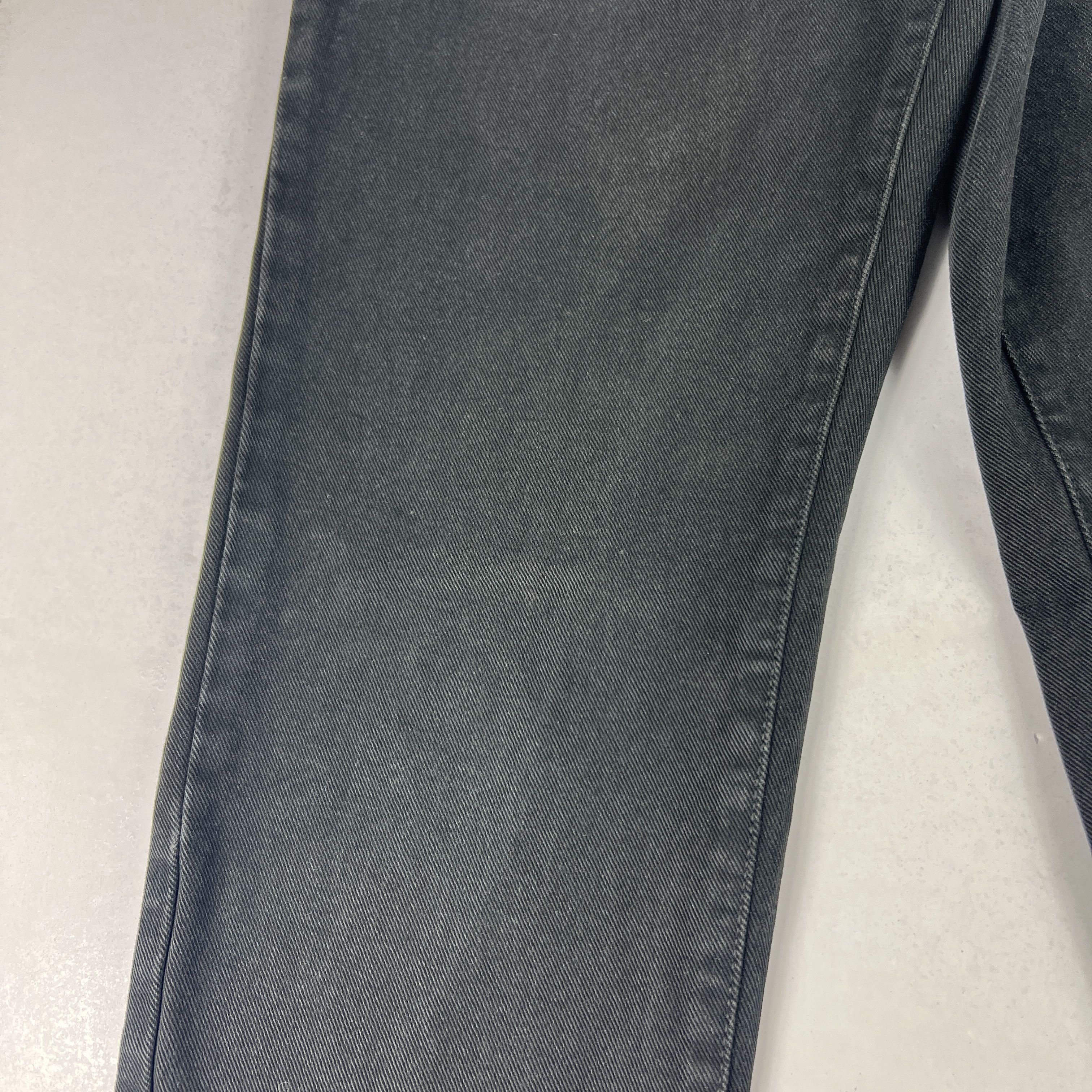Calvin Klein × Vintage VTG CK Calvin Klein Jeans Straight Black Faded Cotton Denim Size US 32 / EU 48 - 4 Thumbnail