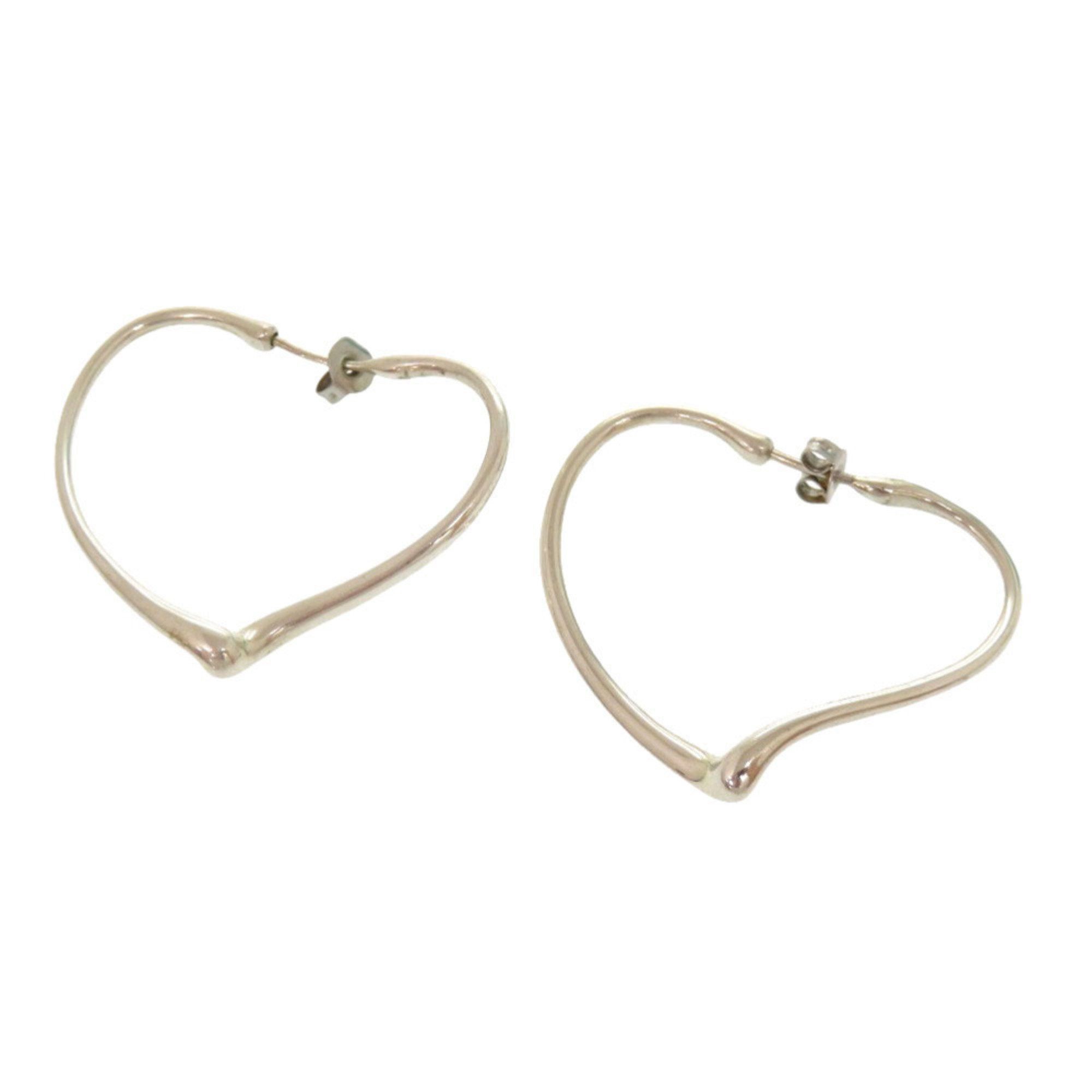 Tiffany & Co. Tiffany & Co. Open Heart Earrings, 925 Sterling Silver, 0940 Size ONE SIZE - 1 Thumbnail