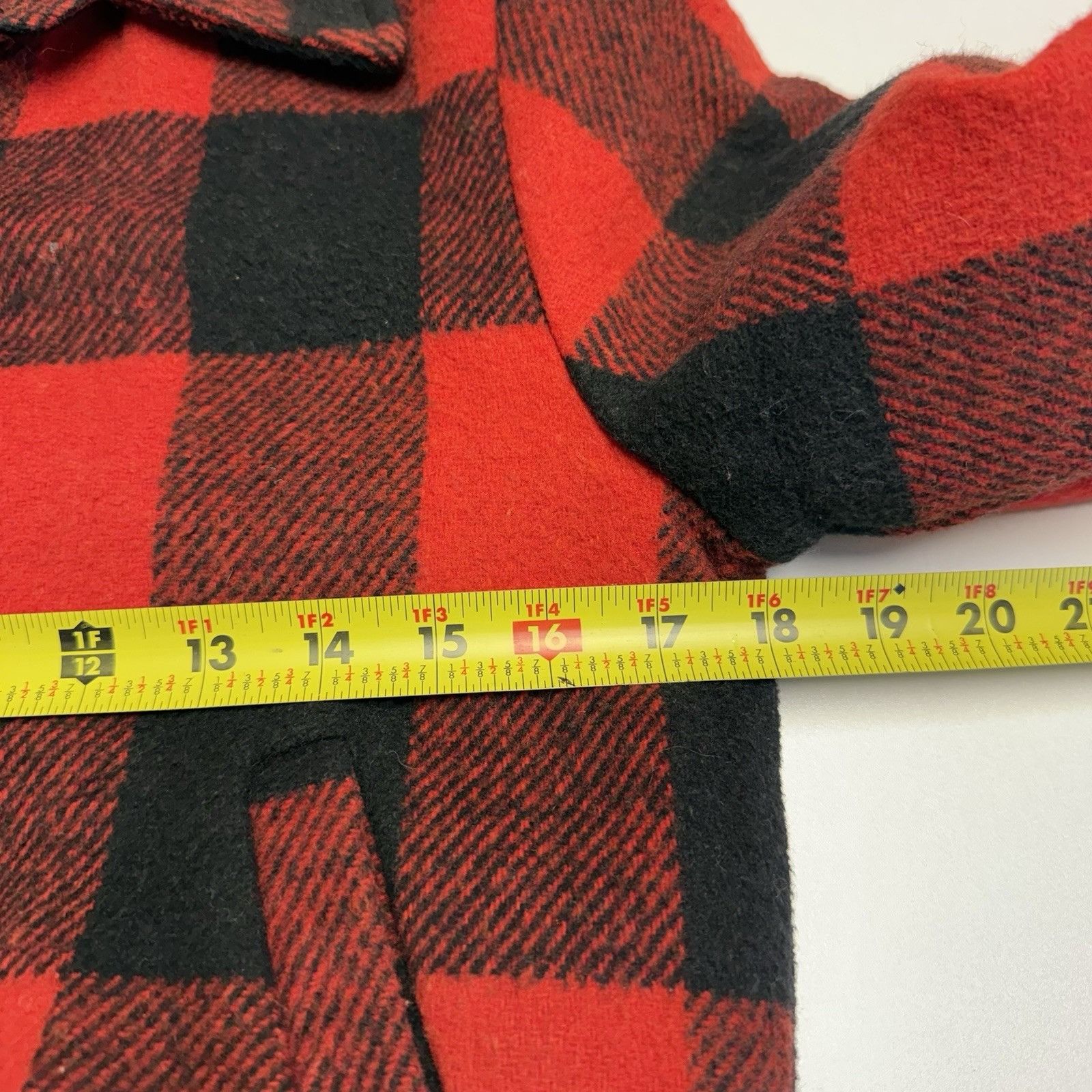 Vintage Vintage Womens Buffalo Plaid Jacket Size Small Red USA Fami Size S / US 4 / IT 40 - 6 Thumbnail