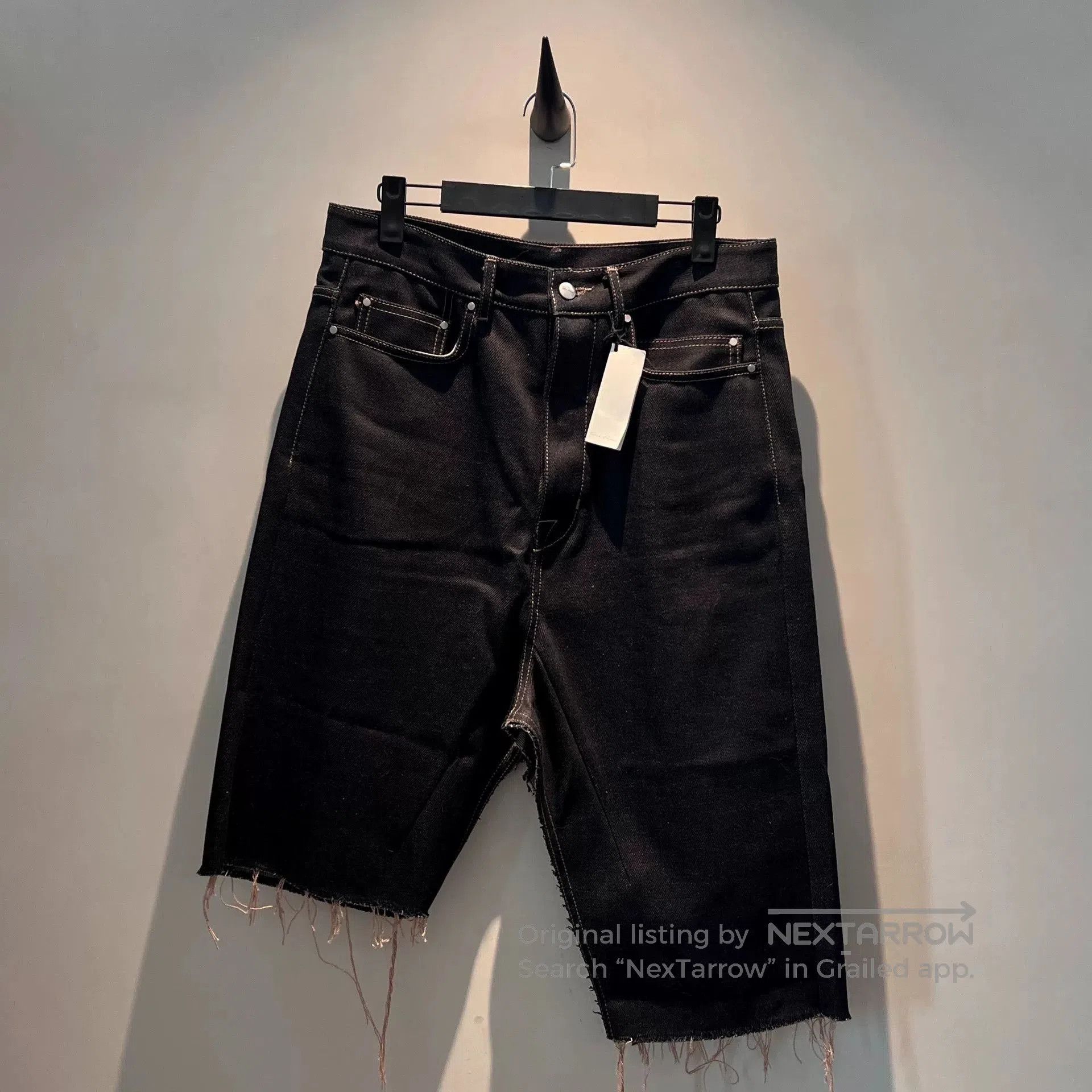 Rick Owens rick owens men’s denim fringe skirt. Size US 44 / EU 60 - 1 Thumbnail