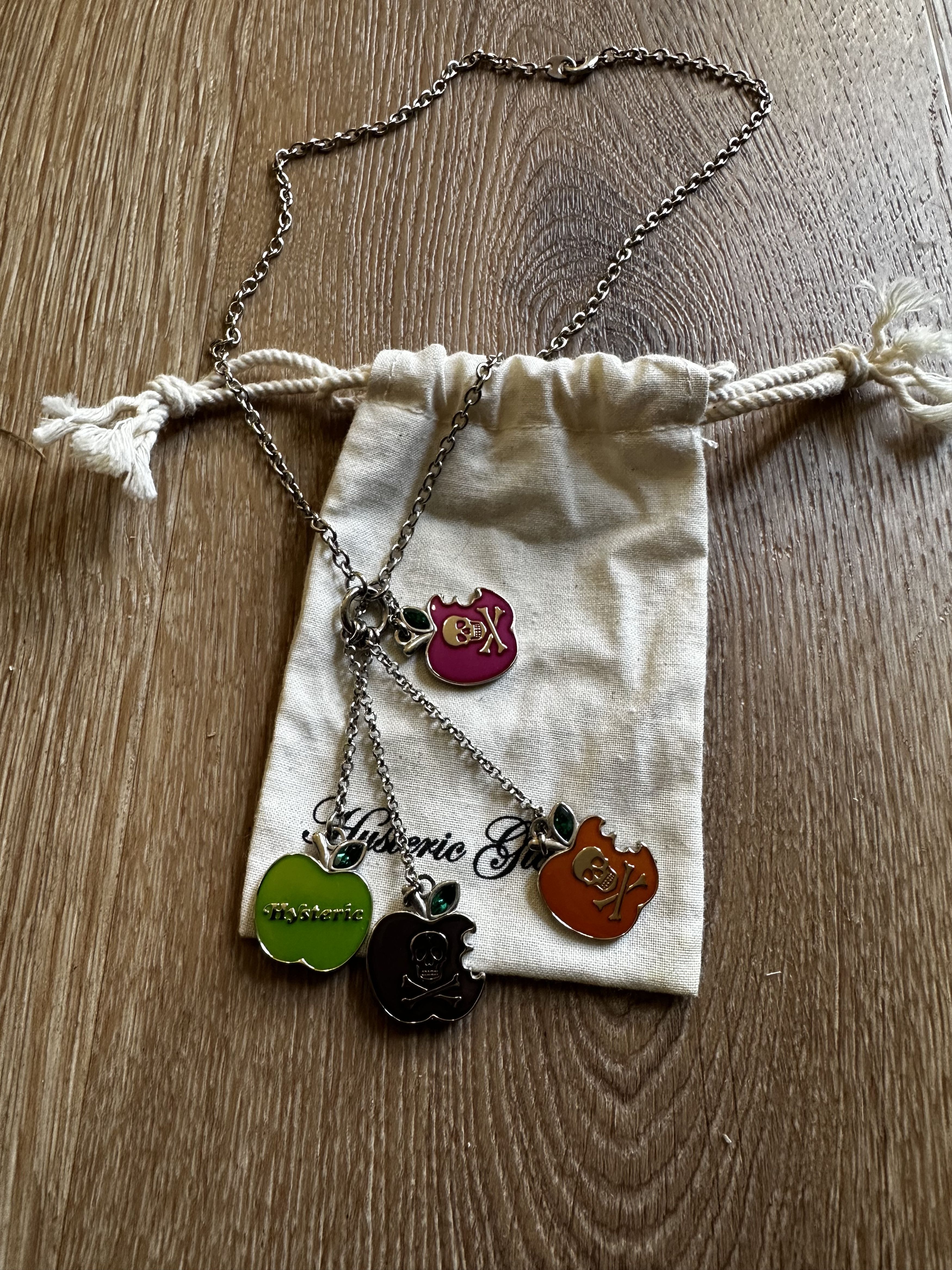 Hysteric Glamour Hysteric Glamour Skull Apple Charm Bracelet | Grailed