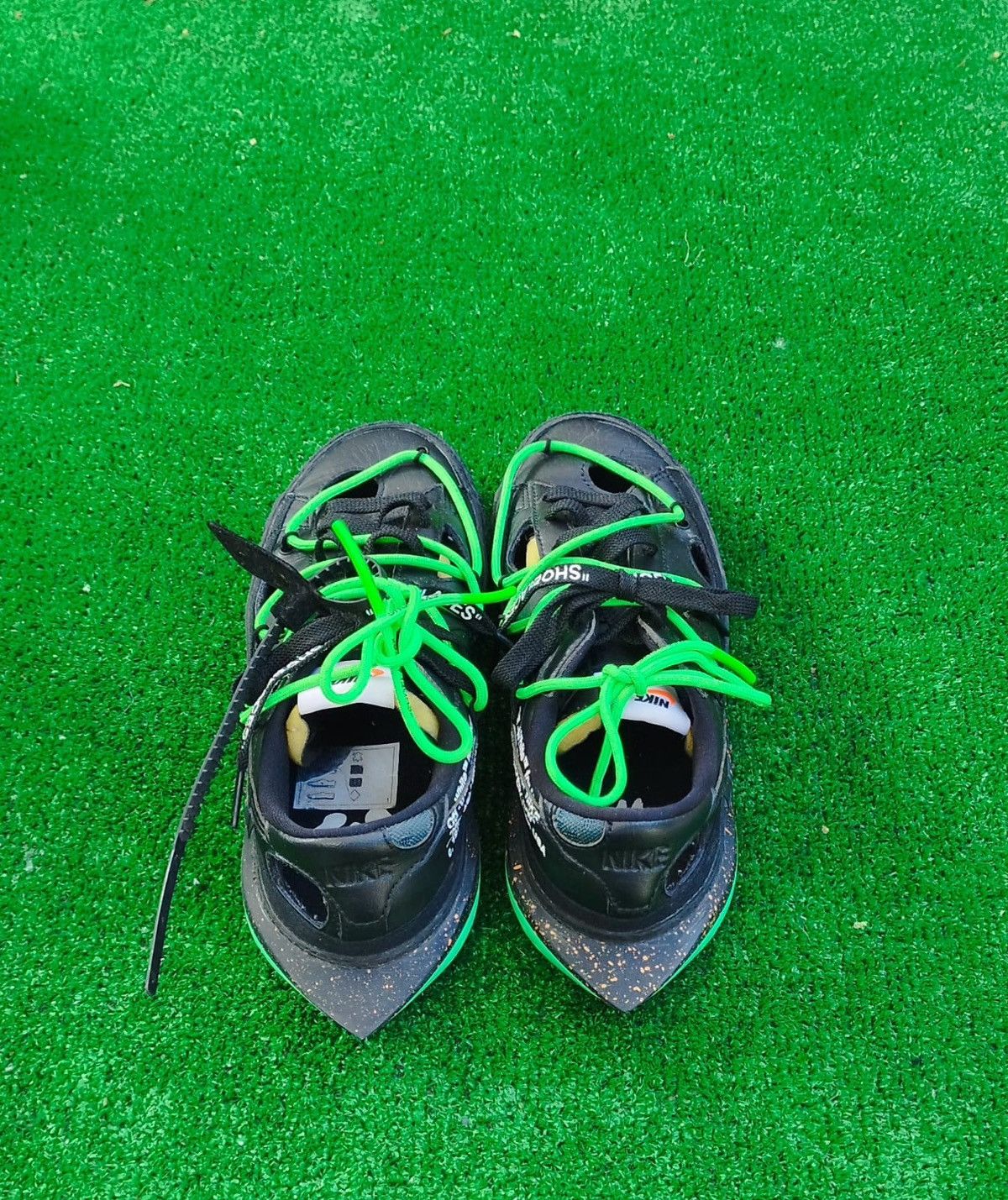 Nike × Off-White Shoes Nike Blazer Low 77 Off-White Electro Green Size US 7 / EU 40 - 6 Thumbnail