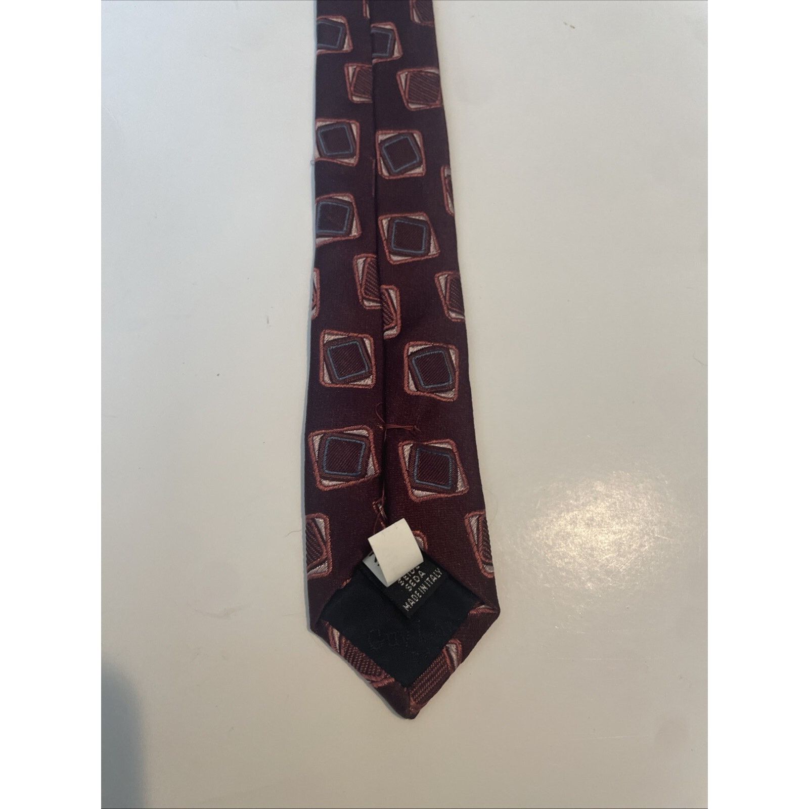 Guy Laroche Guy Laroche Paris Men's 100% Silk Tie ~ Red Multicolor ~ Size ONE SIZE - 7 Thumbnail