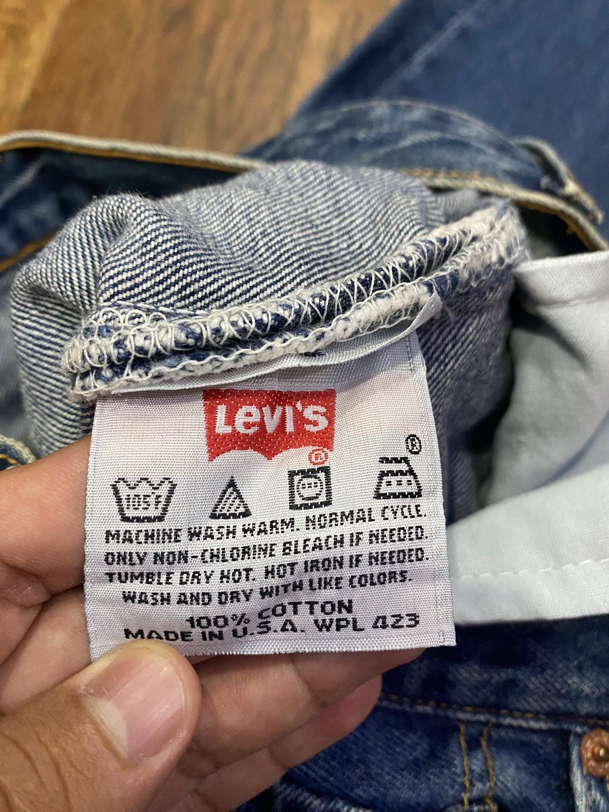 Levi's × Levi's Vintage Clothing × Vintage W29x29.5 vintage 90s levi's 501 made in USA Size 29" - 6 Thumbnail
