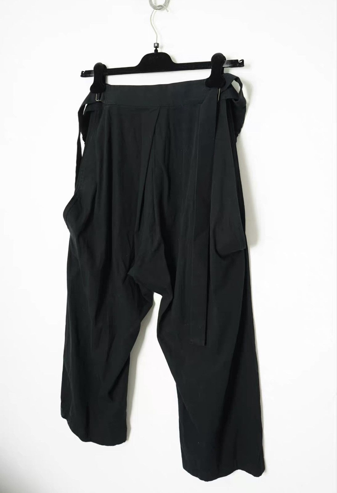 Yohji Yamamoto Yohji Yamamoto Relaxed Straight Wide-Leg Pants Size US 34 / EU 50 - 6 Thumbnail