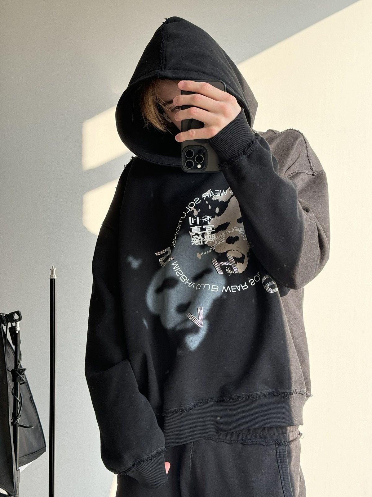 Misbhv MISBHV Print Boxy Fit Hoodie Size US M / EU 48-50 / 2 - 14 Thumbnail