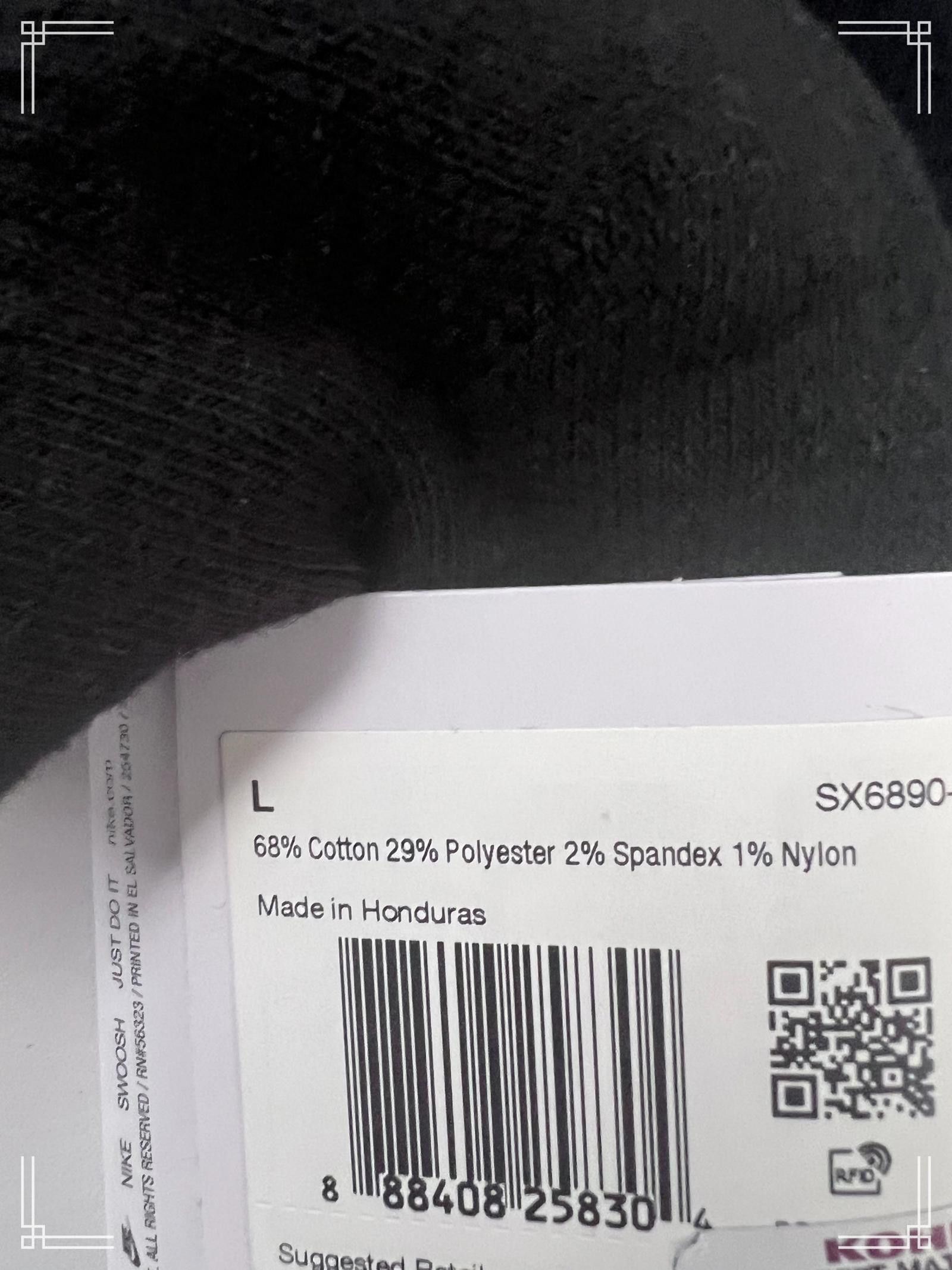 Nike 2 Pairs of Nike Evay Plus Black Socks - Women 10-13 Men 8-12 Size ONE SIZE - 4 Thumbnail