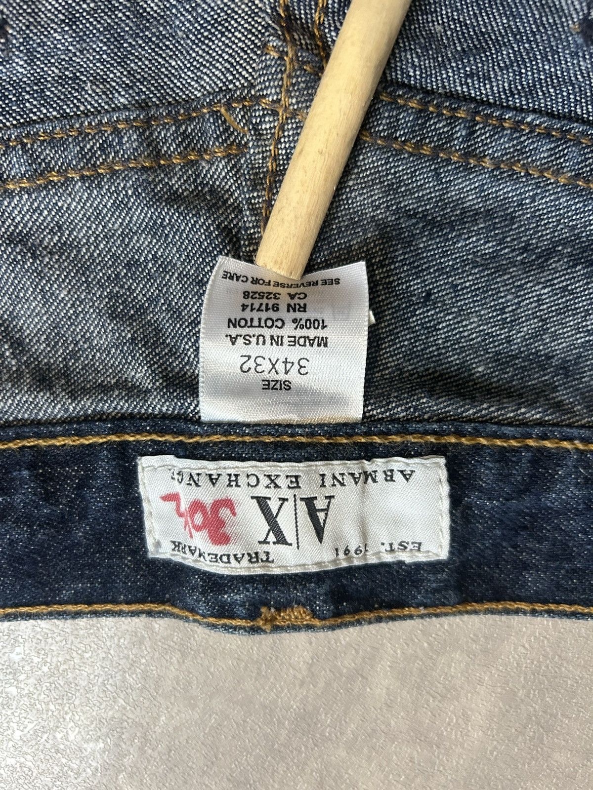 Armani Exchange × Vintage Armani Exchange Jeans Size US 34 / EU 50 - 6 Thumbnail