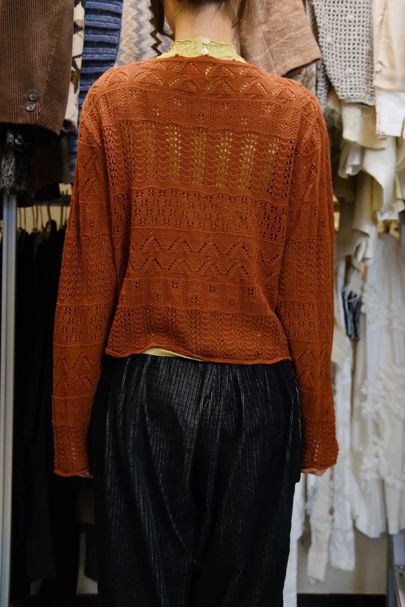 Kenzo KENZO Branch openwork knit sweater Size XS / US 0-2 / IT 36-38 - 5 Thumbnail