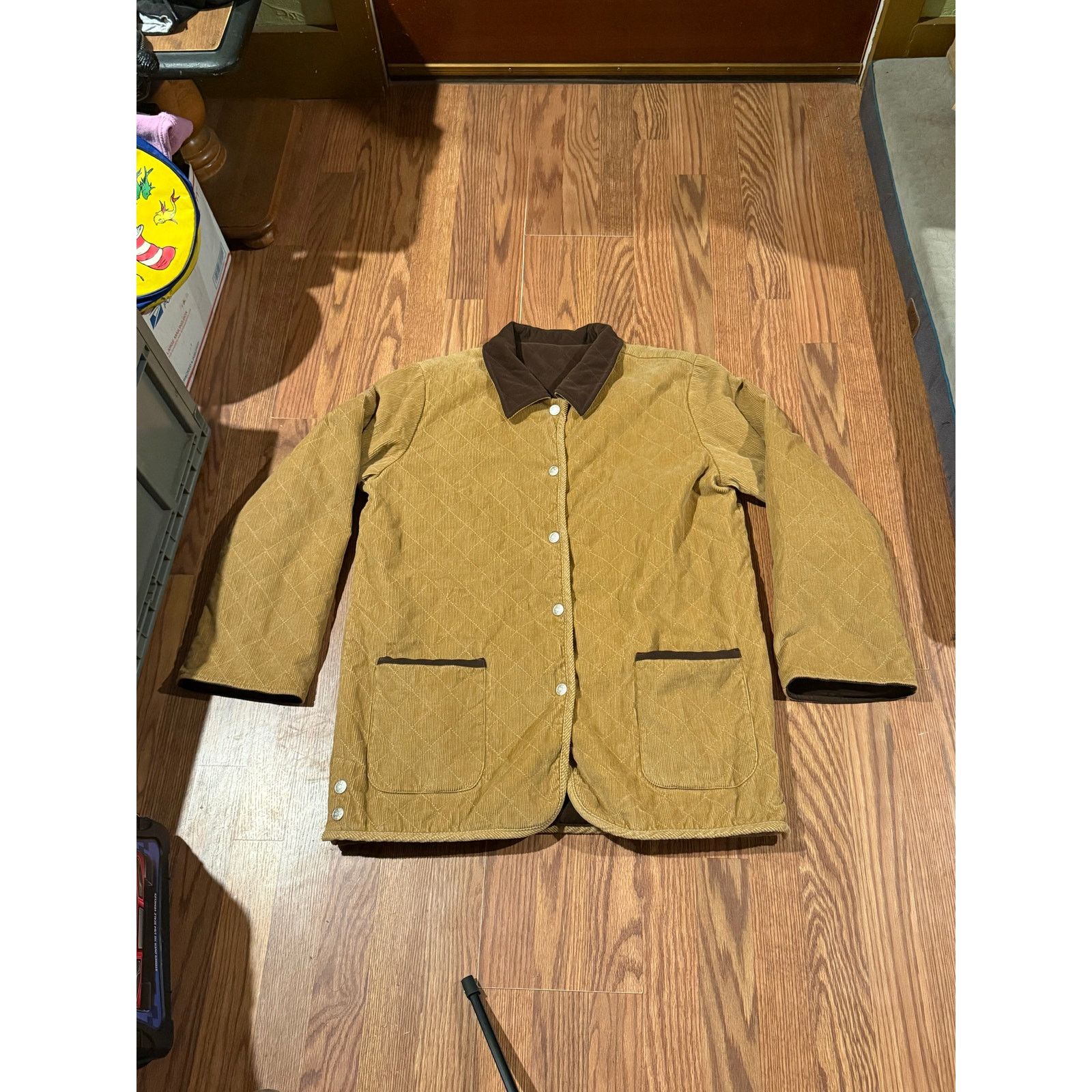 Denim & Co. Reversible corduroy coat Size US L / EU 52-54 / 3 - 4 Thumbnail
