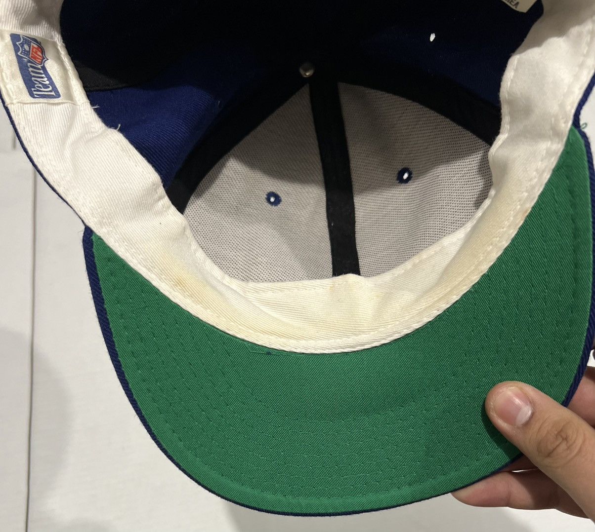 New Era Vintage 90s Detroit Lions New Era Hat Fitted 7 1/2 Wool Size ONE SIZE - 5 Thumbnail