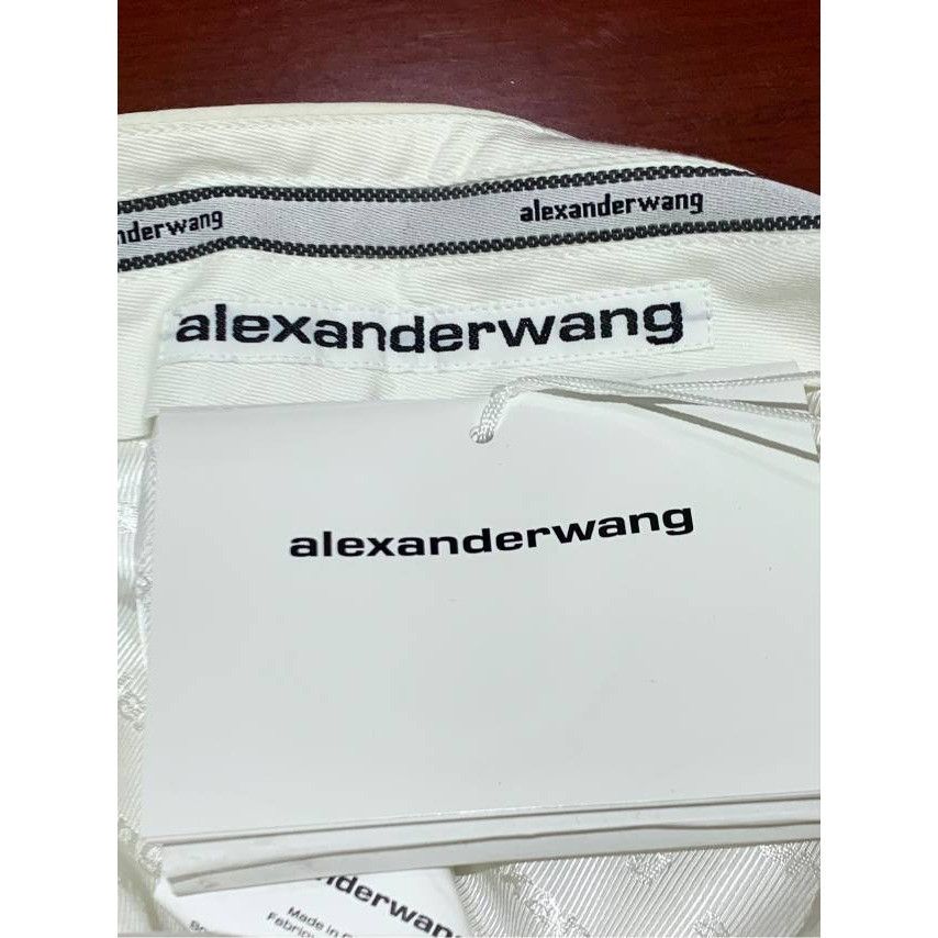Alexander Wang Alexander Wang Womens Beige/White Casual Logo Printed Suit S Size 27" / US 4 / IT 40 - 2 Thumbnail