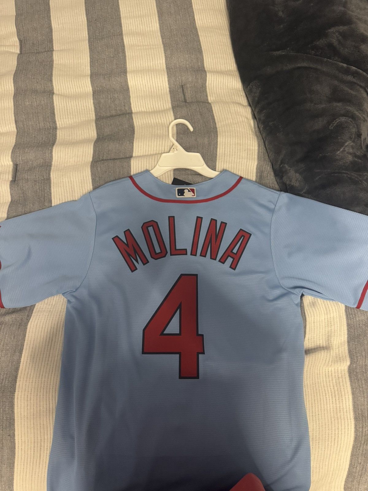 MLB St Louis Cardinals Yader Molina Jersey Powder Blue Alt Size US S / EU 44-46 / 1 - 2 Thumbnail