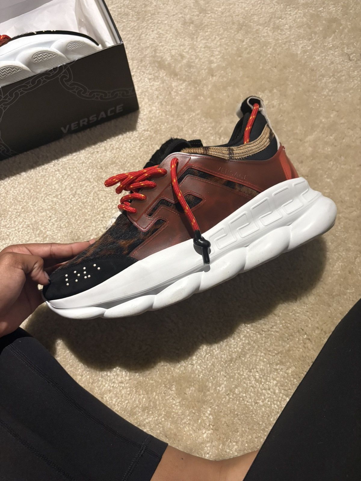 Versace Versace multi color safari sneakers Size US 11.5 / EU 44-45 - 5 Thumbnail
