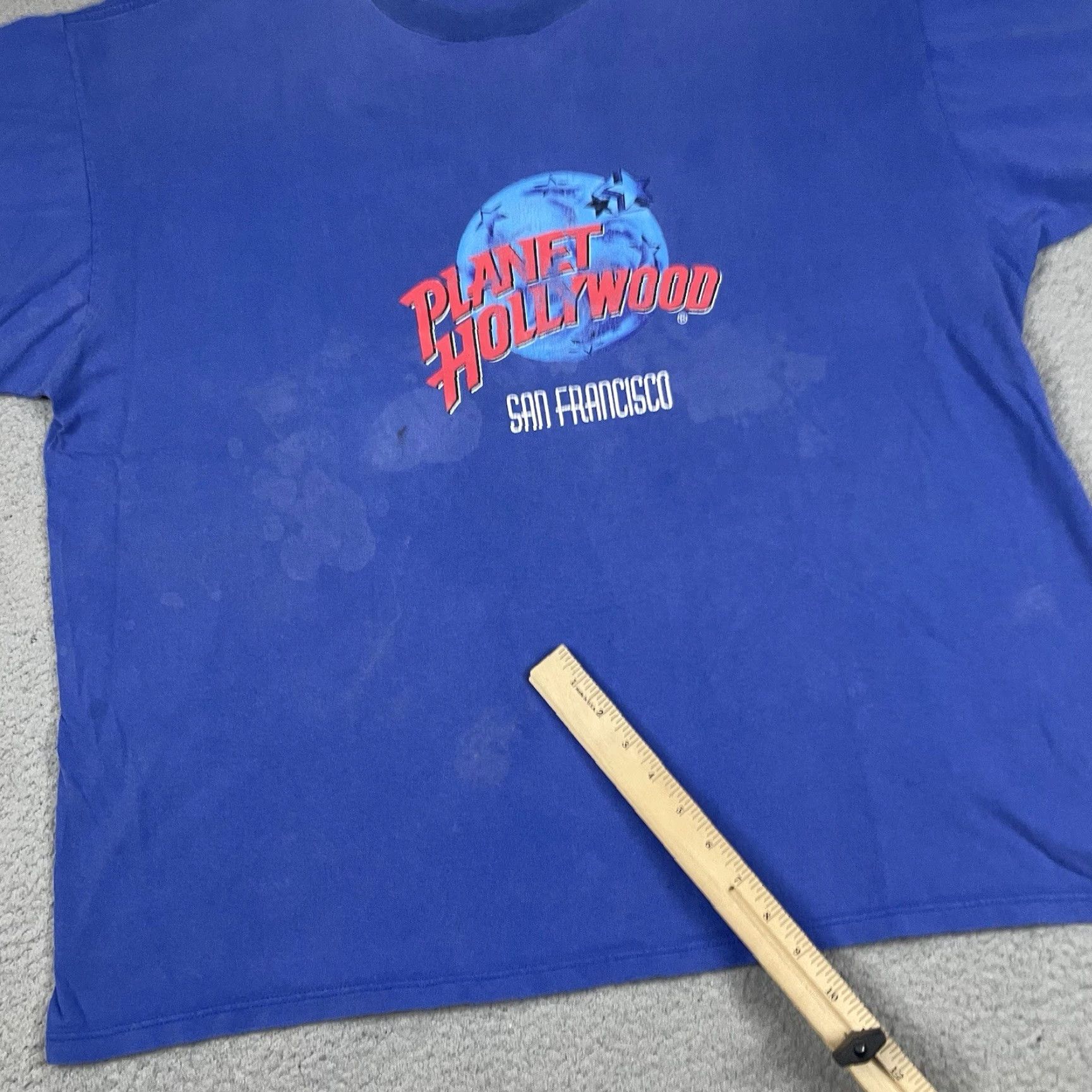 Planet Hollywood VINTAGE Planet Hollywood Shirt Adult XL Blue 1990s Size US XL / EU 56 / 4 - 6 Thumbnail