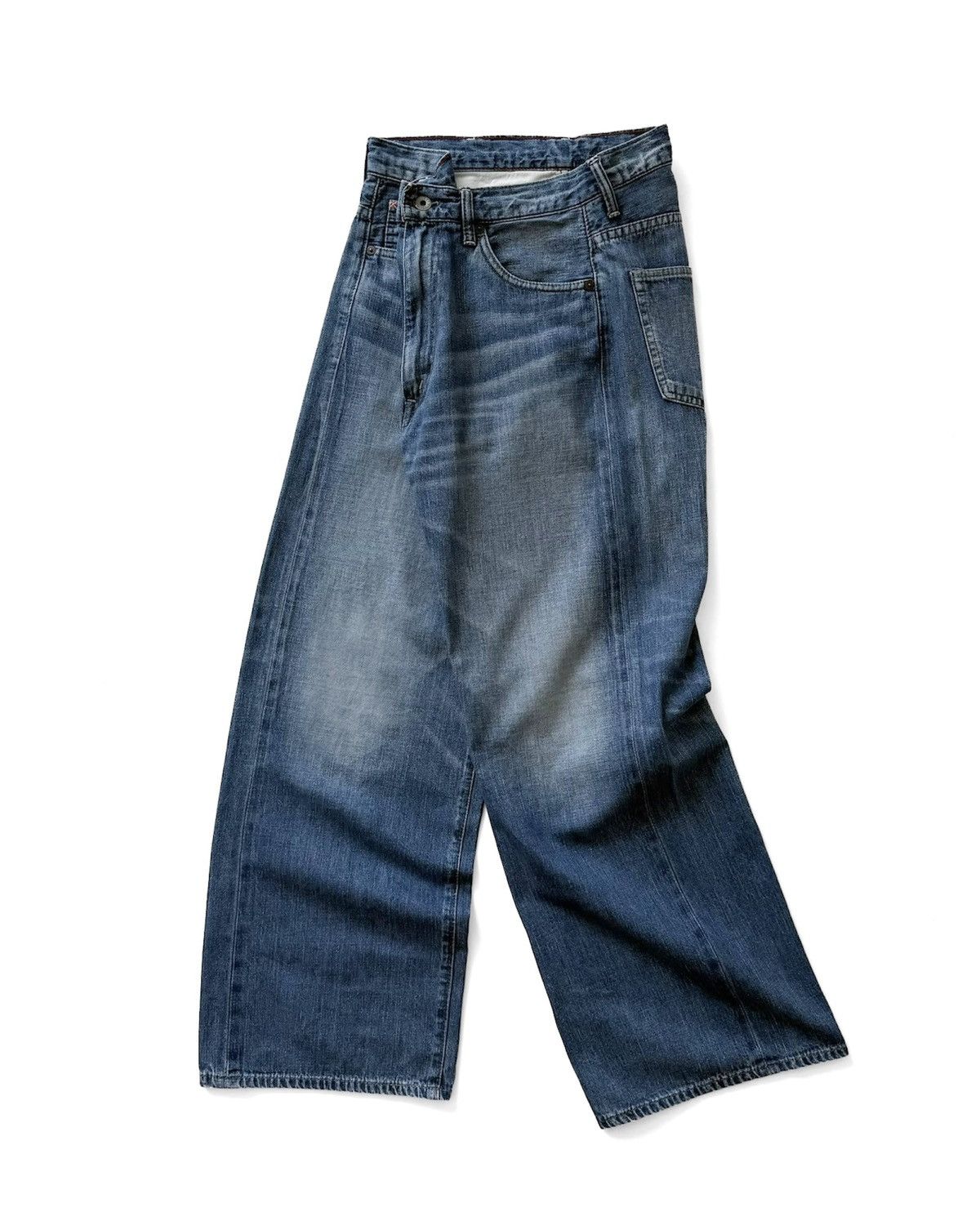 Johnbull JOHNBULL SELVAGE DENIM WIDE JEANS Size US 32 / EU 48 - 7 Thumbnail